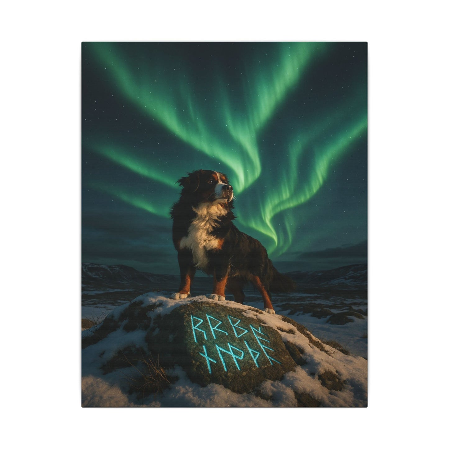 Aurora's Guardian-Fantasy Dog Portraits - Fantasy Dog Portraits