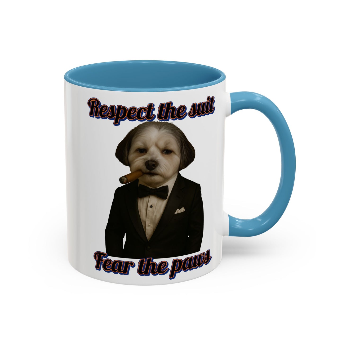 Dogfather Coffee Mug, Funny Gifts, K-9 Heroes, Dog Lover's Gift - Fantasy Dog Portraits