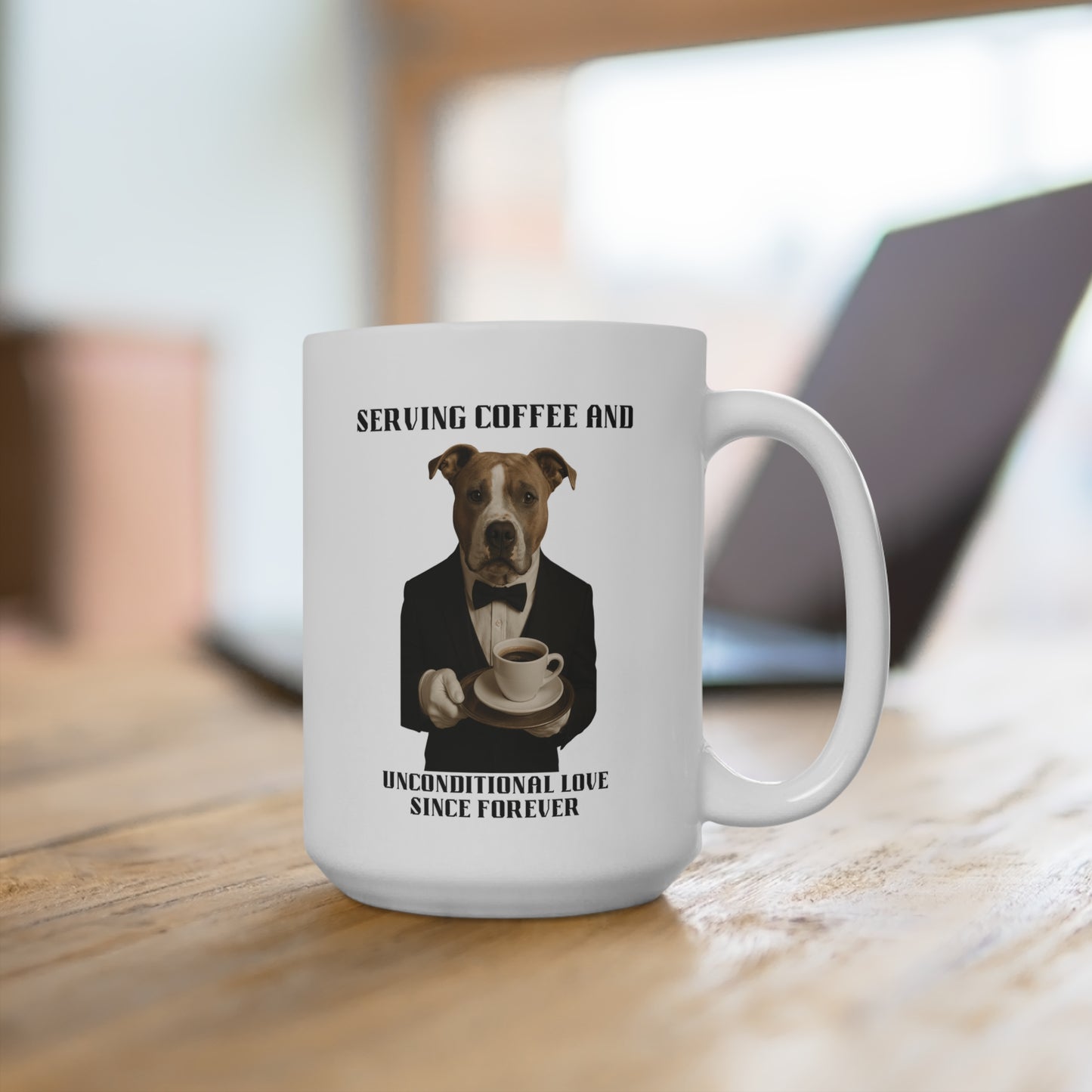 Unconditional Love Dog Mug, Coffee Cup for Pet Lovers, Gift for Dog Moms, Funny Animal Lover Present, Kitchen Decor, Unique Pet Lover Gift