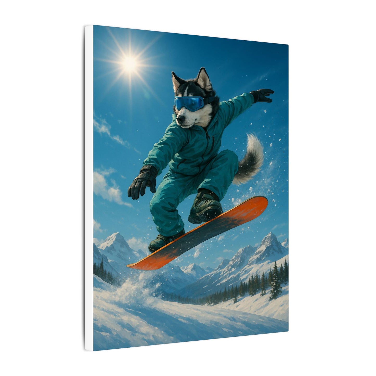 Husky Shred-Fantasy Dog Portraits - Fantasy Dog Portraits