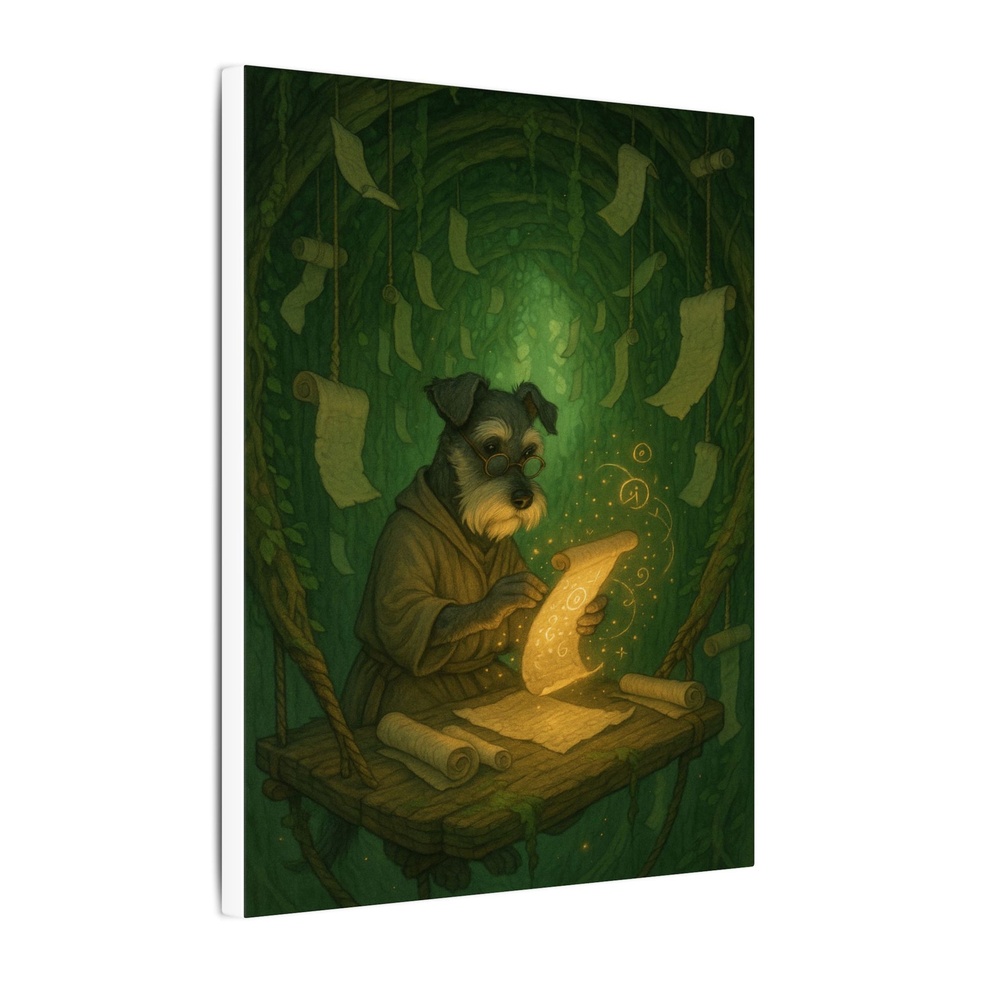 Canine Scholar-Fantasy Dog Portraits - Fantasy Dog Portraits