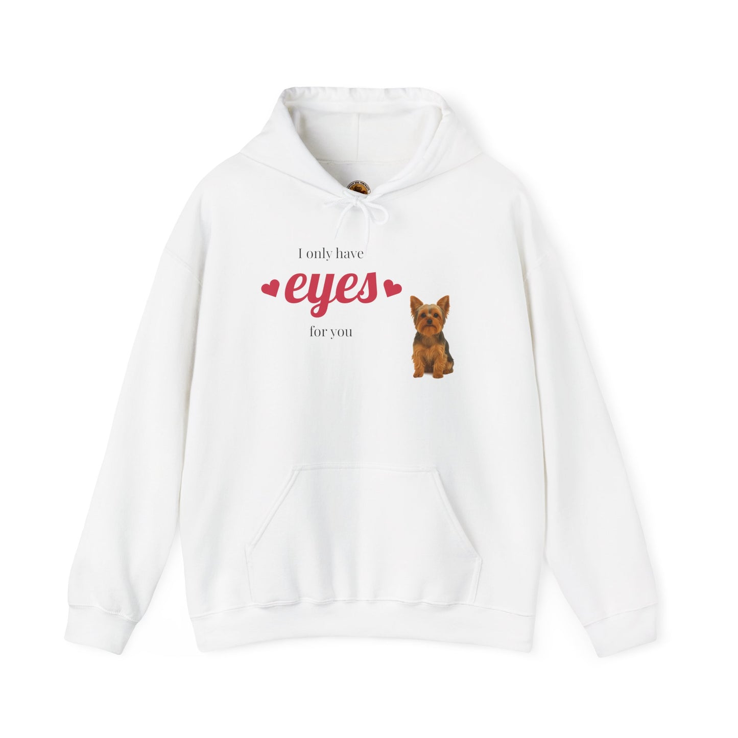 I Only Have Eyes For You Hoodie, Cute Pet Lover Hoodie, Valentine's Day Gift, Dog Lover Sweatshirt, Cozy Unisex Hoodie, Animal Lover Apparel - Fantasy Dog Portraits