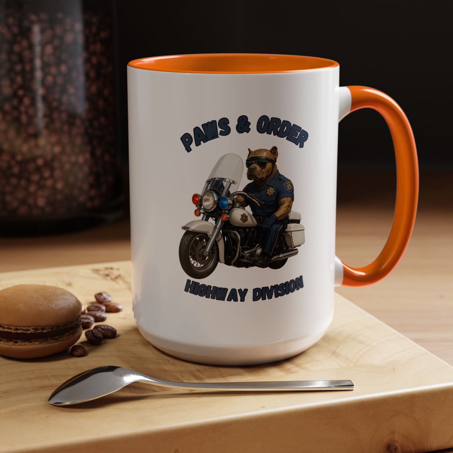 Law Dog Rider-Fantasy Dog Portraits