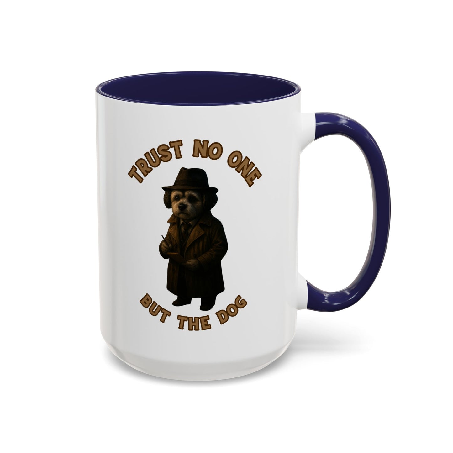 Accent Coffee Mug - Motivational Drinkware for Inspiration, Gift for Friends, Office Decor, Cozy Mornings, Unique Coffee Gift - Fantasy Dog Portraits