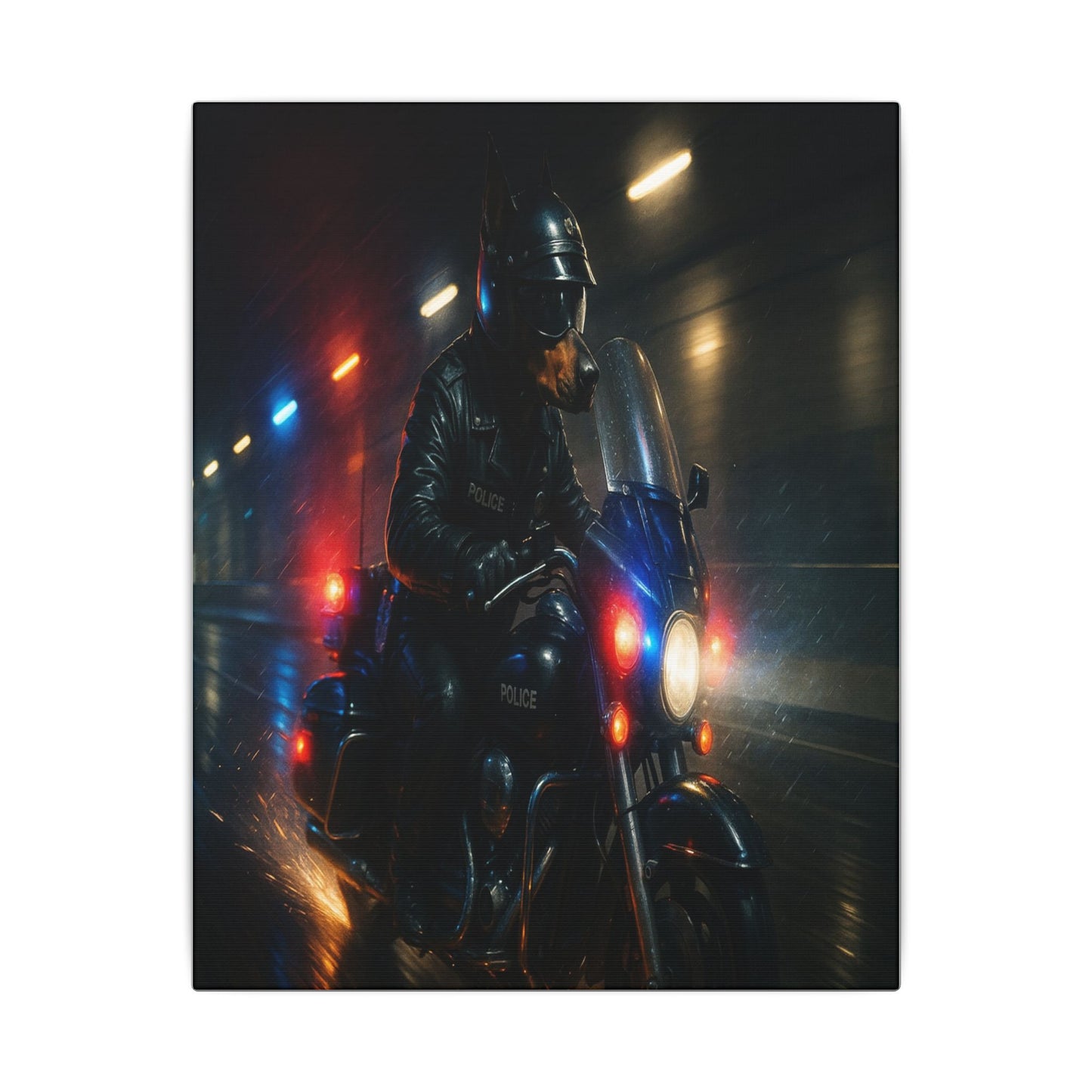 Nightwatch Patrol
Urban Sentinel
Wet Streets-Fantasy Dog Portraits - Fantasy Dog Portraits