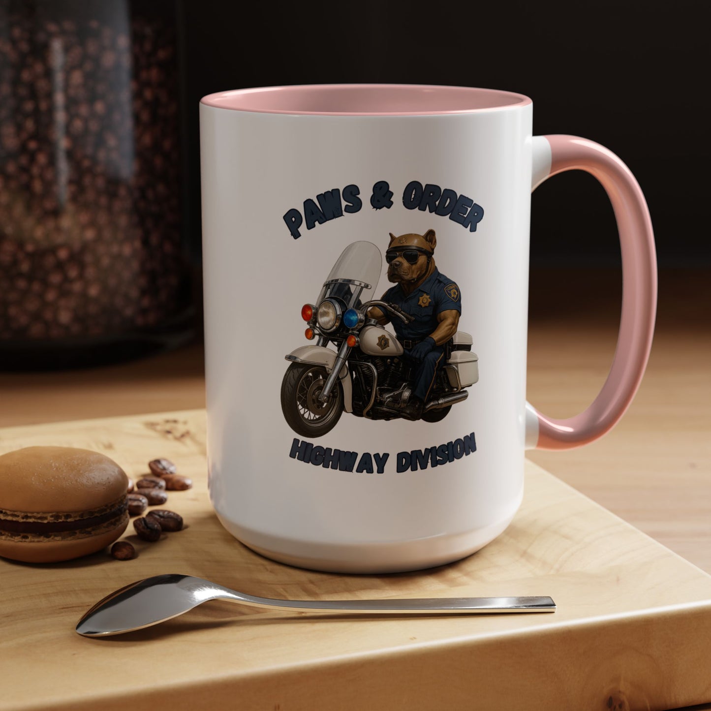 Law Dog Rider-Fantasy Dog Portraits