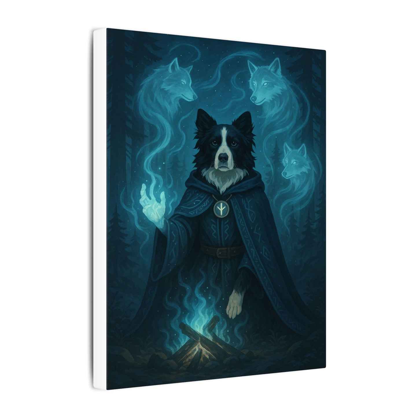 Mystical Canine Guardian-Fantasy Dog Portraits - Fantasy Dog Portraits
