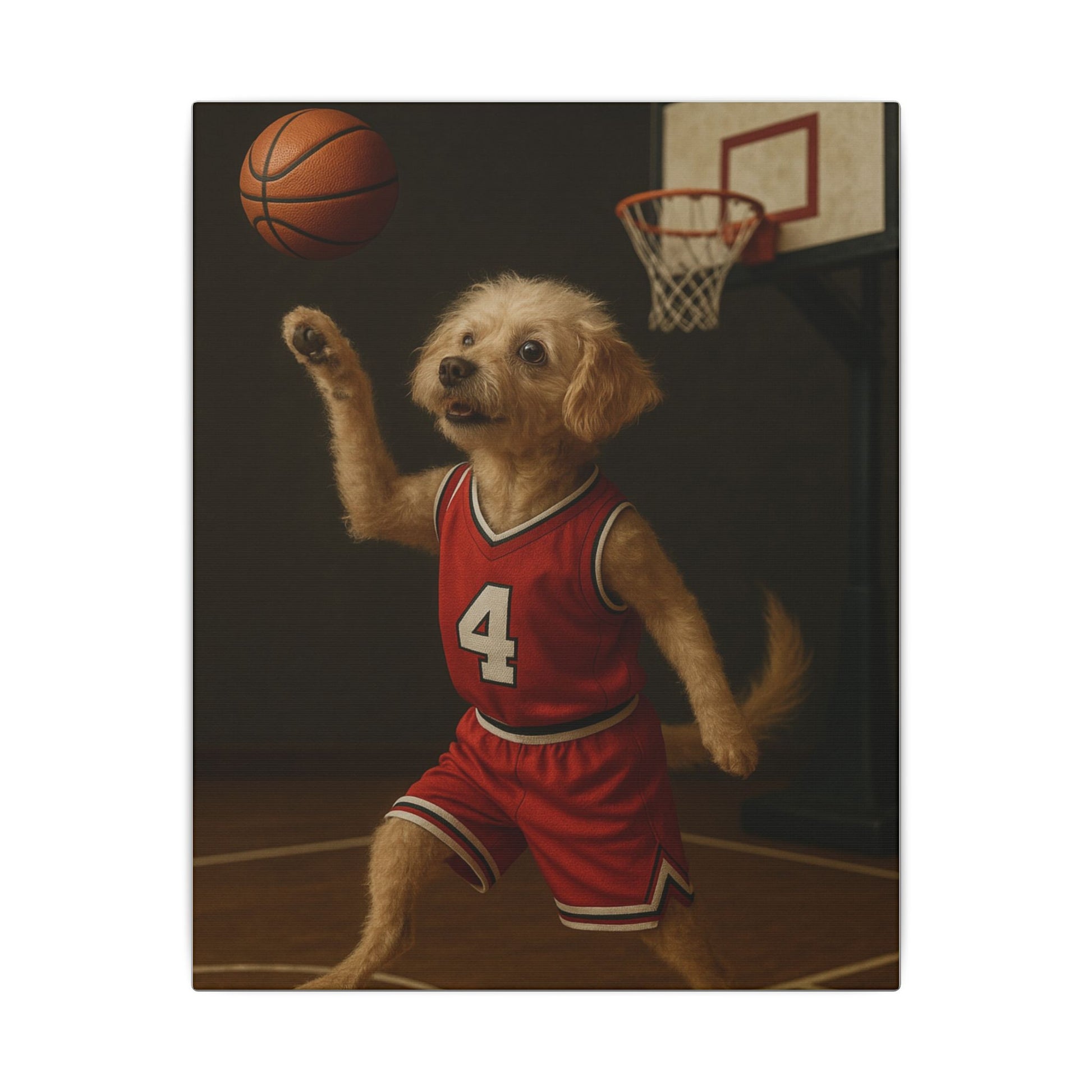Hoops Hero-Fantasy Dog Portraits - Fantasy Dog Portraits