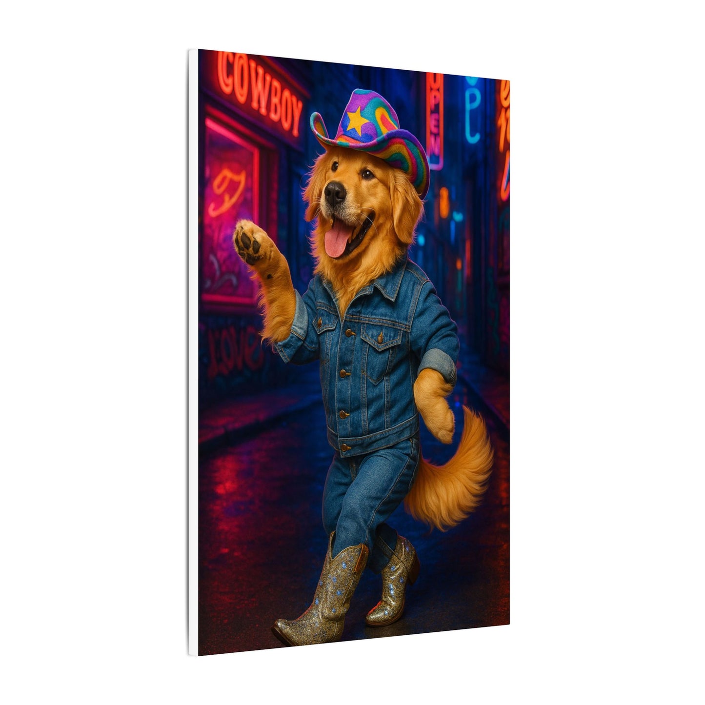 Canine Cowboy Chic-Fantasy Dog Portraits - Fantasy Dog Portraits