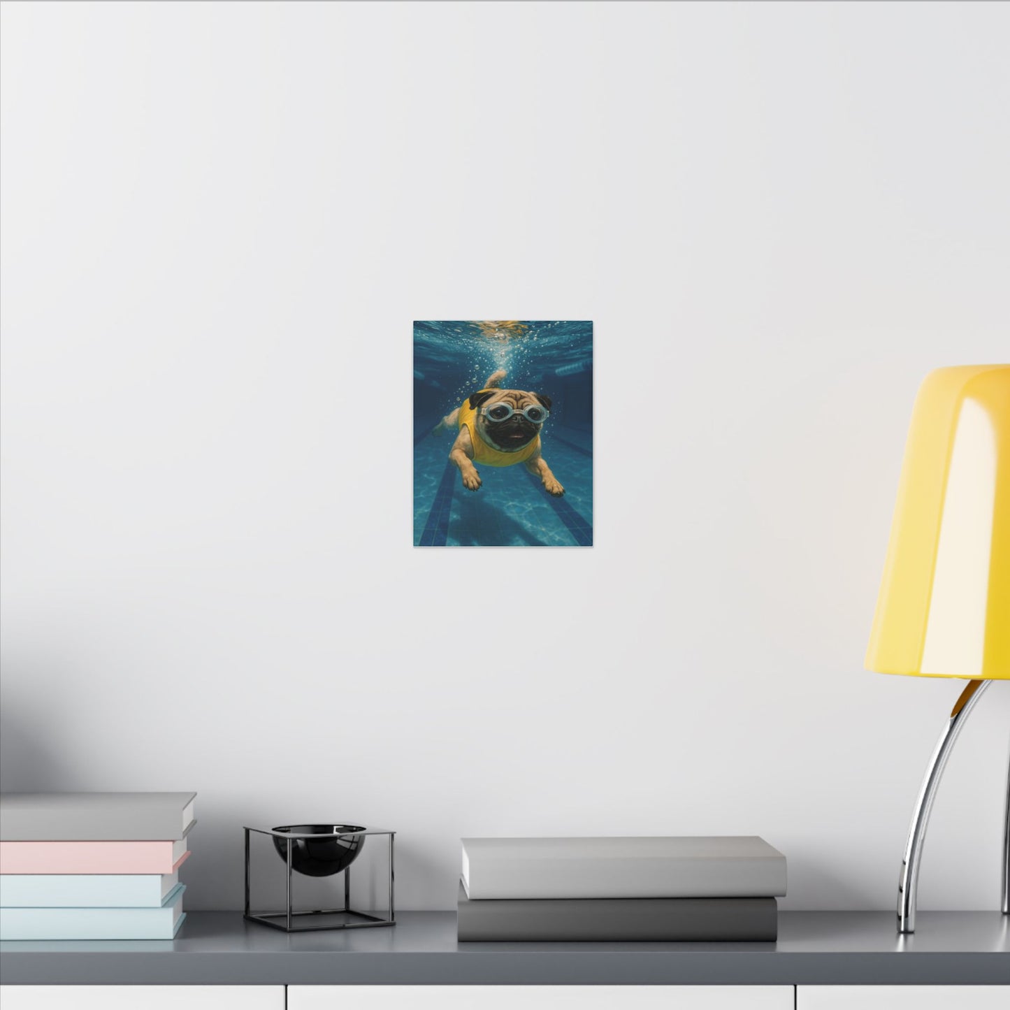 Swimming Sensation-Fantasy Dog Portraits - Fantasy Dog Portraits
