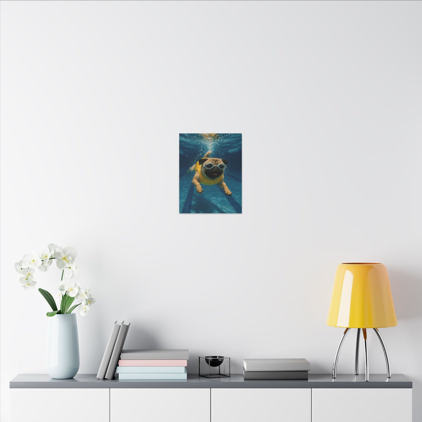 Swimming Sensation-Fantasy Dog Portraits - Fantasy Dog Portraits