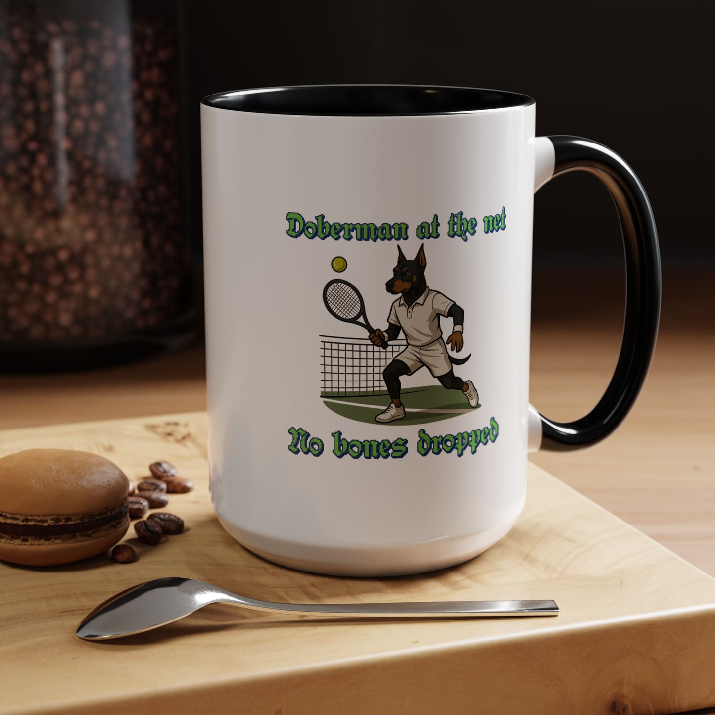 Doberman at the Net-Fantasy Dog Portraits