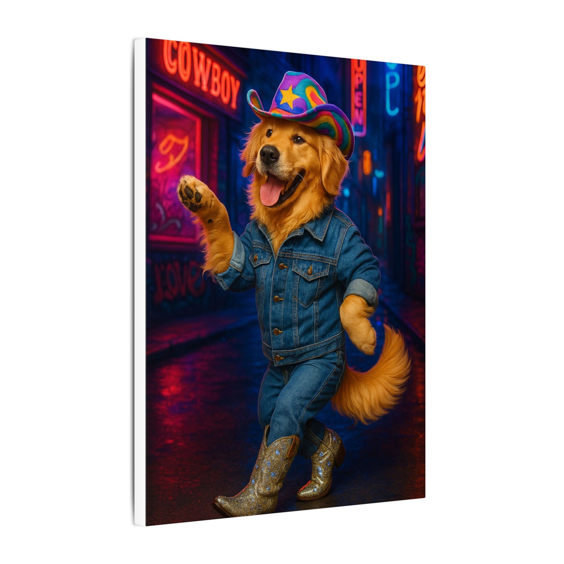 Canine Cowboy Chic-Fantasy Dog Portraits - Fantasy Dog Portraits