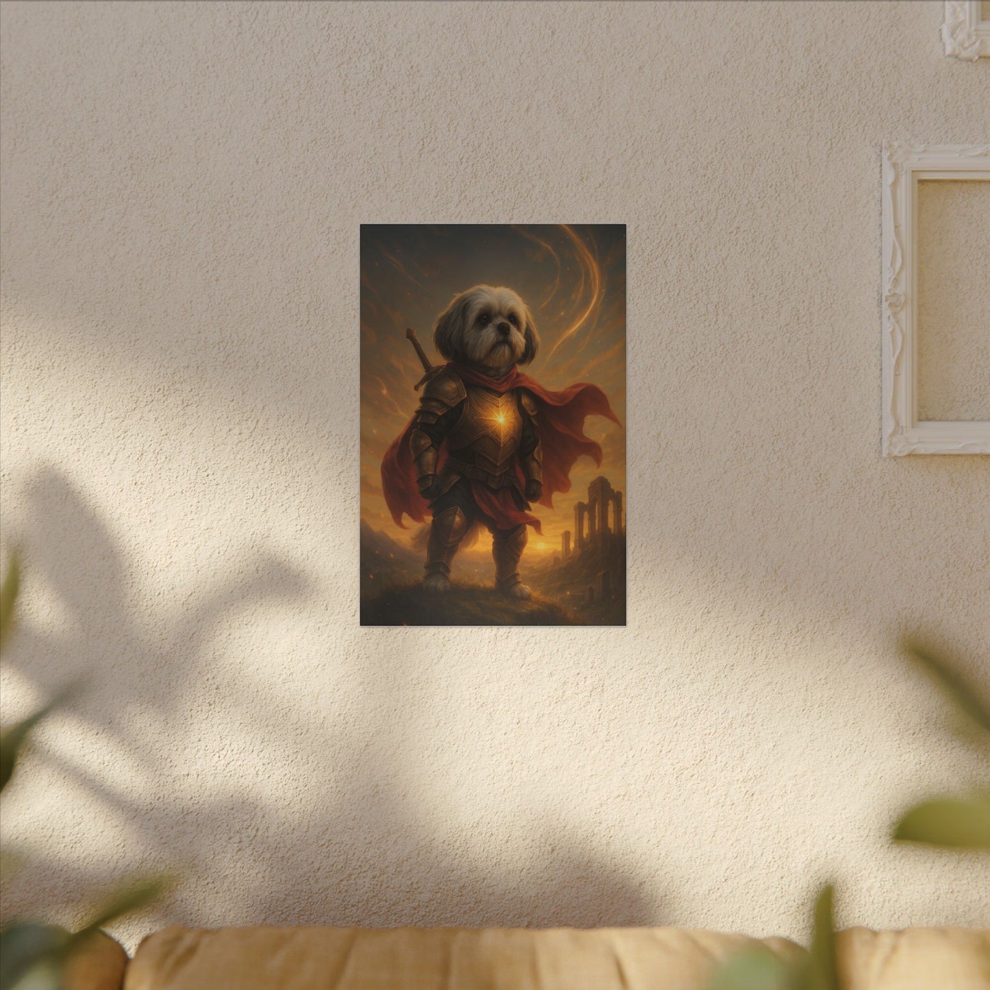 Shih Tzu Sentinel-Fantasy Dog Portraits - Fantasy Dog Portraits
