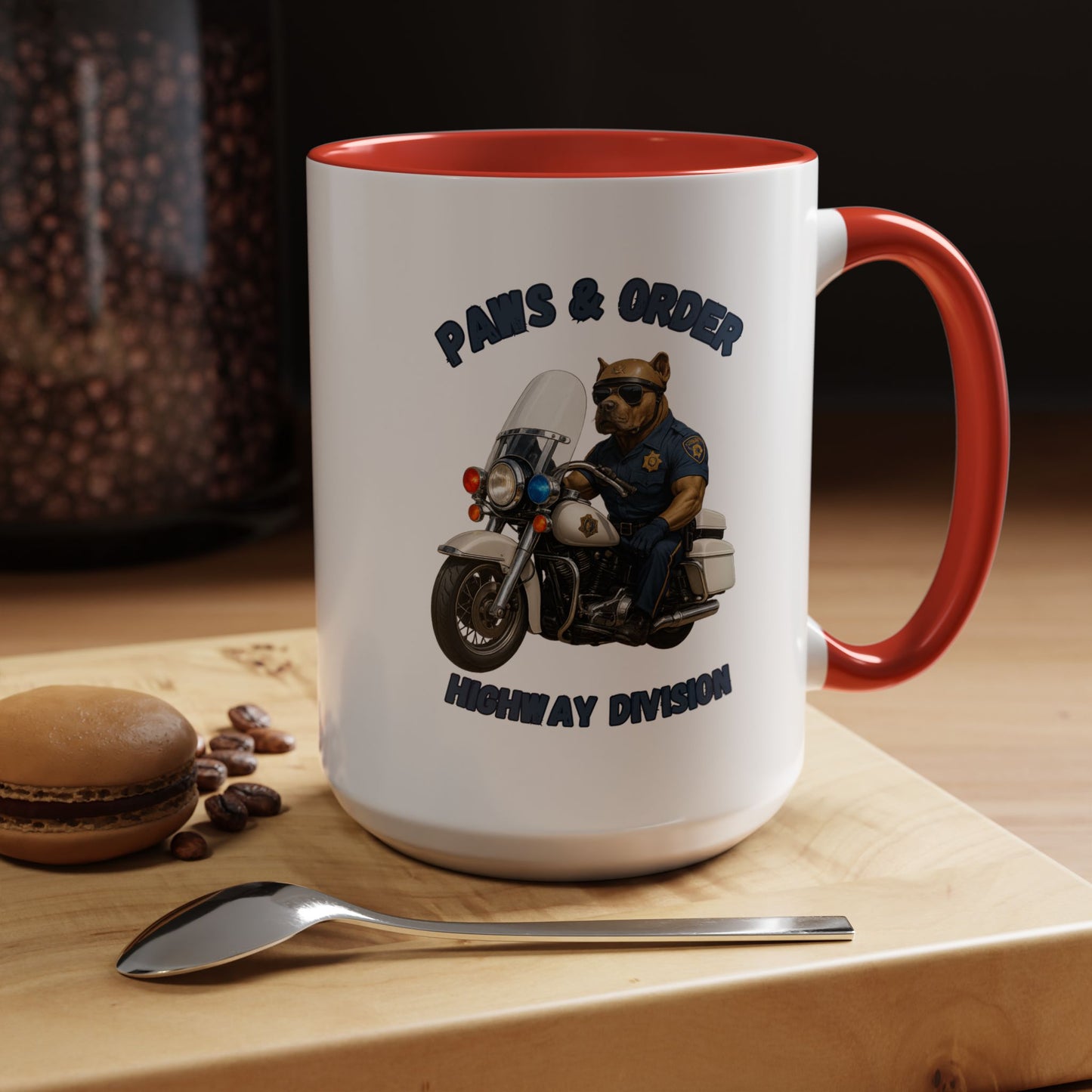 Law Dog Rider-Fantasy Dog Portraits