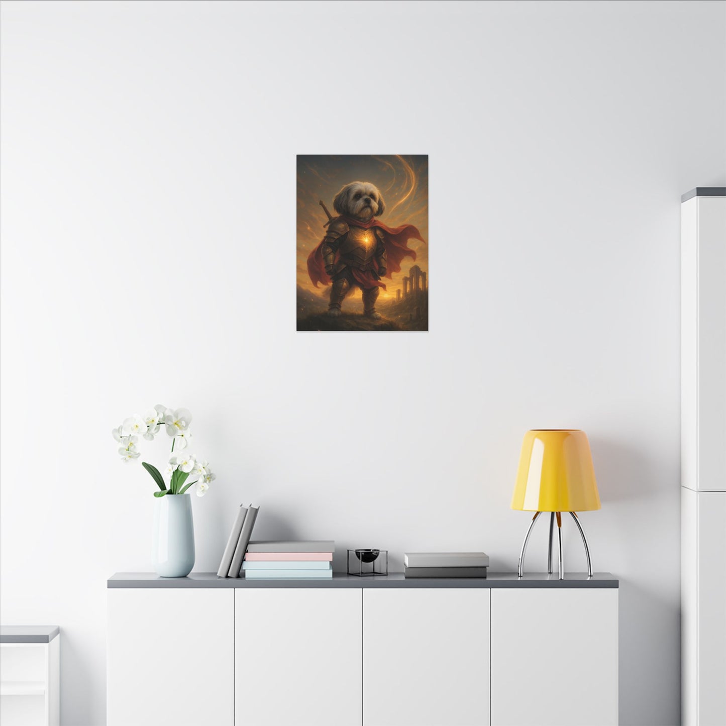 Shih Tzu Sentinel-Fantasy Dog Portraits - Fantasy Dog Portraits