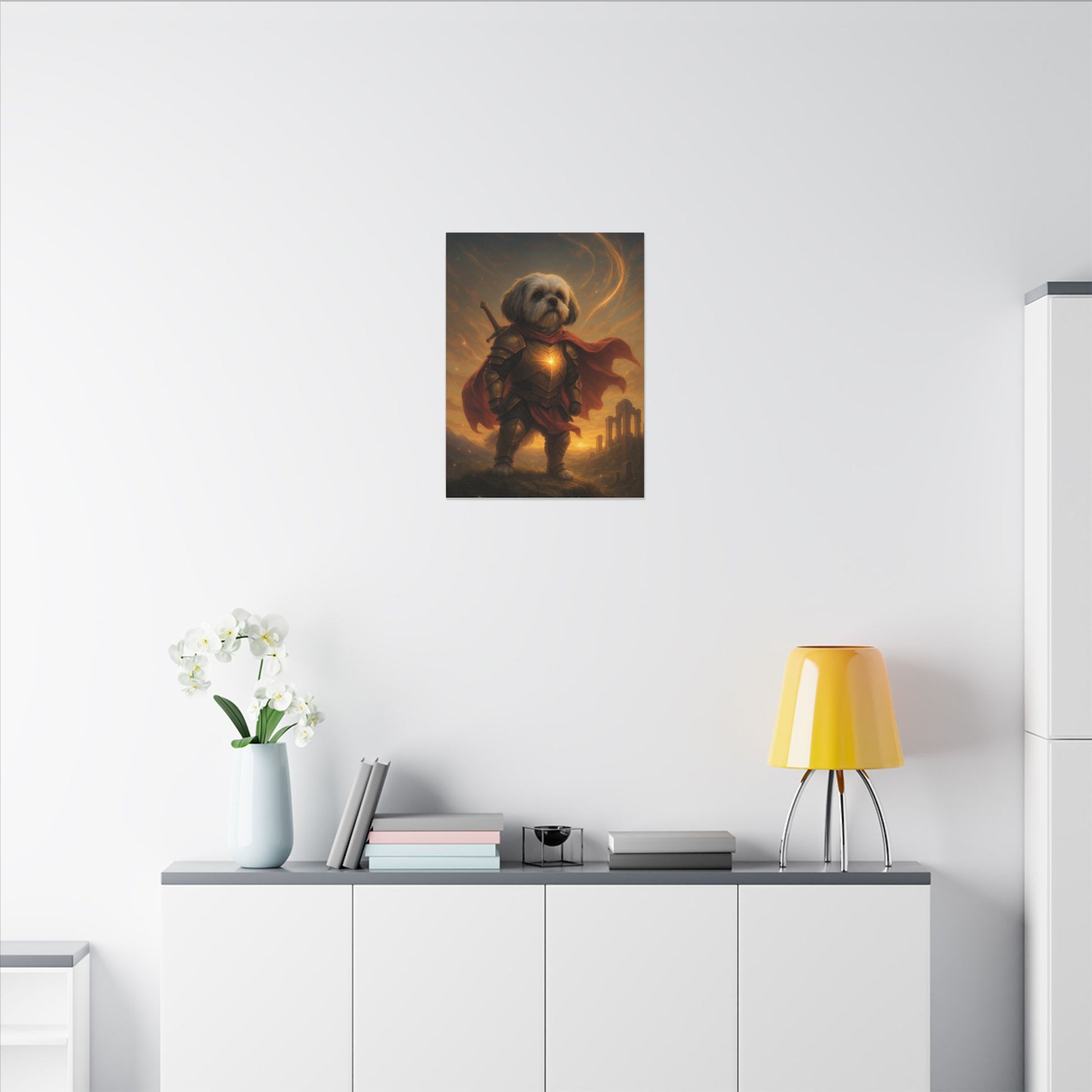 Shih Tzu Sentinel-Fantasy Dog Portraits - Fantasy Dog Portraits