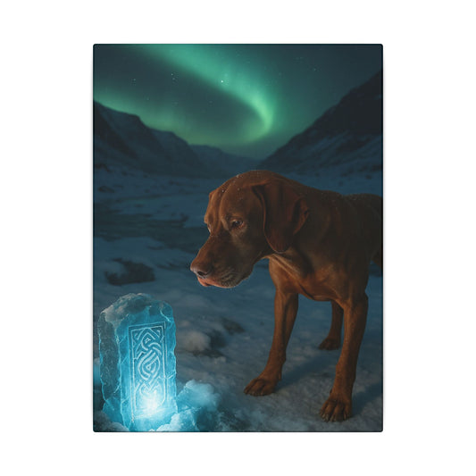 Guardian of the Arctic Monolith-Fantasy Dog Portraits - Fantasy Dog Portraits