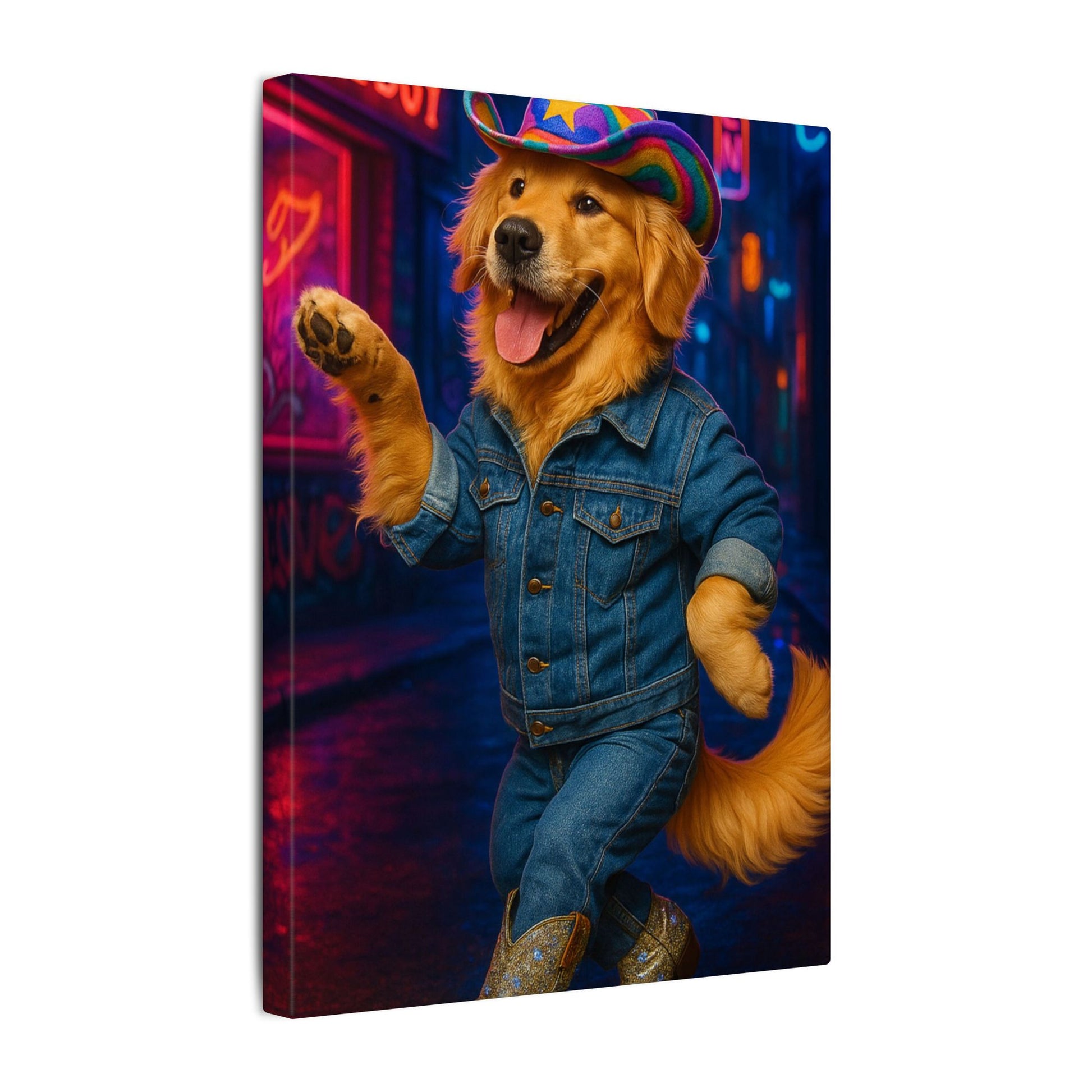Canine Cowboy Chic-Fantasy Dog Portraits - Fantasy Dog Portraits