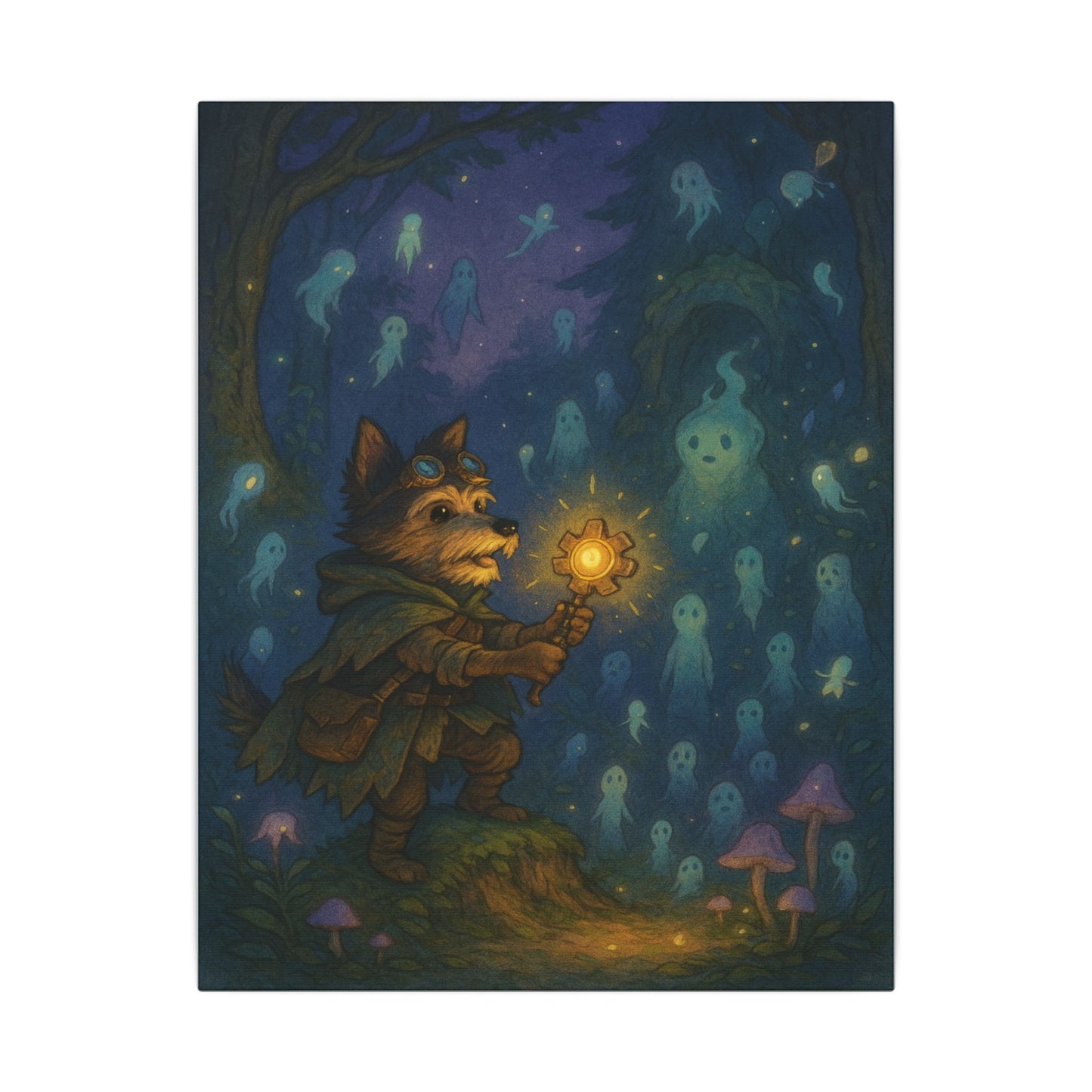 Spectral Guardian-Fantasy Dog Portraits - Fantasy Dog Portraits