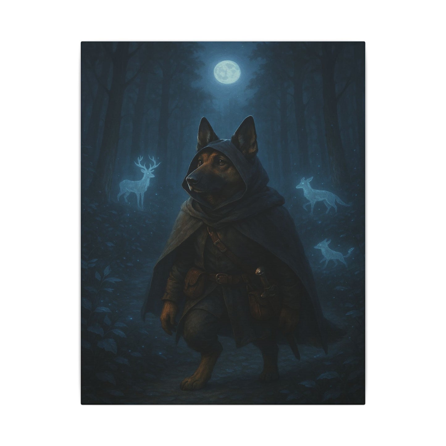 Guardian of the Misty Realm-Fantasy Dog Portraits - Fantasy Dog Portraits