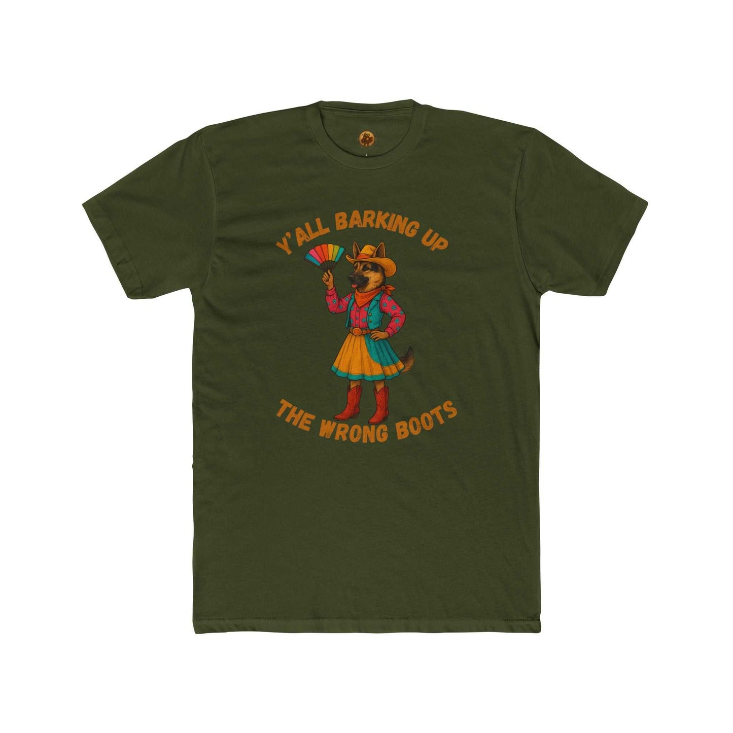 Funny Dog Lover Crew Tee, Unisex Cotton T-Shirt for Pet Owners, Perfect Gift for Dog Lovers, Casual Wear, Fun Birthday Gift - Fantasy Dog Portraits