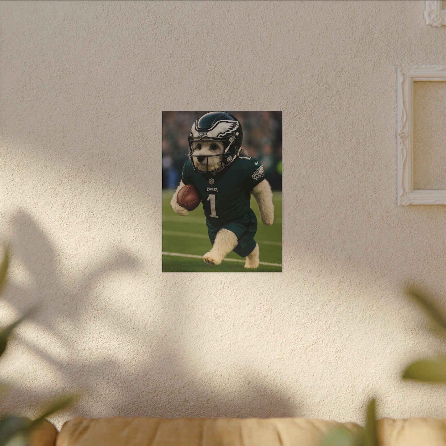 Furry Football Hero-Fantasy Dog Portraits - Fantasy Dog Portraits