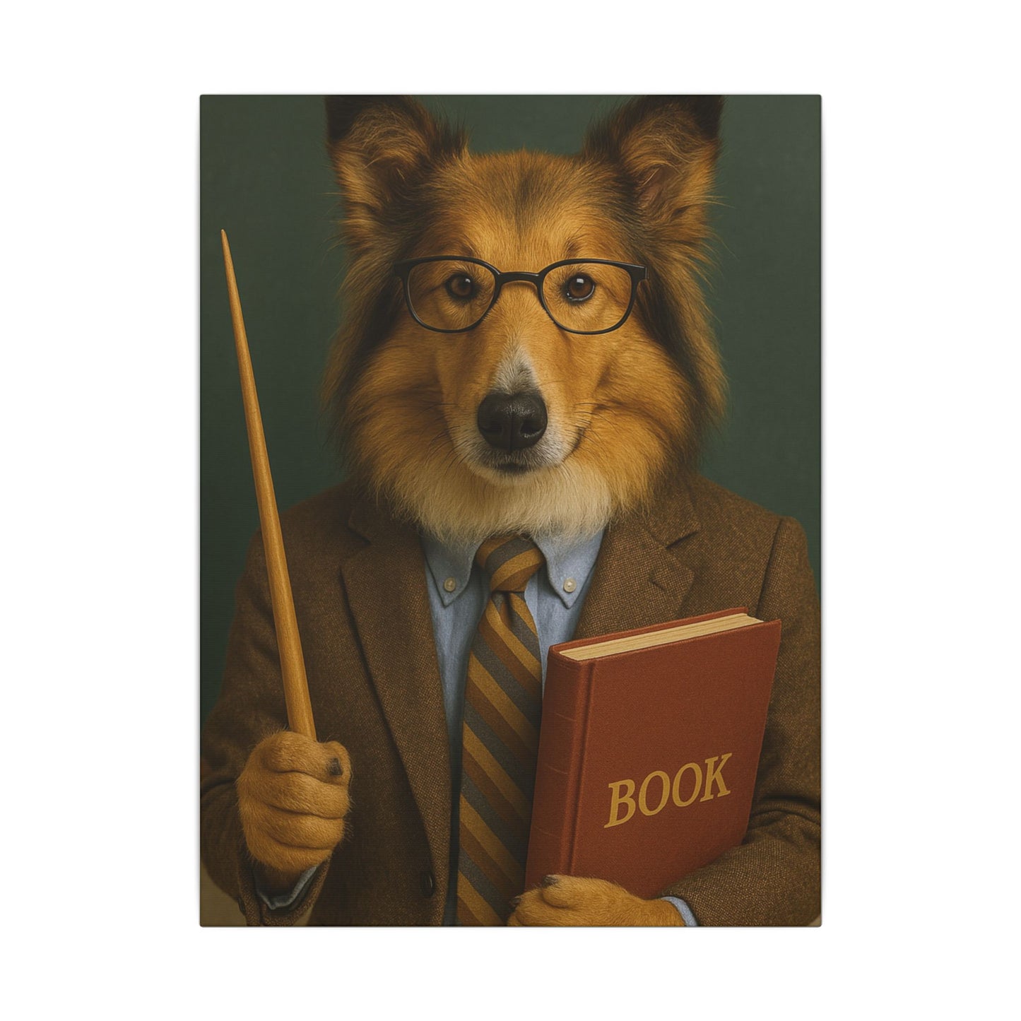 Professor Paws-Fantasy Dog Portraits - Fantasy Dog Portraits