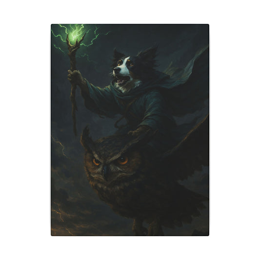 Magical Guardians of the Storm-Fantasy Dog Portraits - Fantasy Dog Portraits