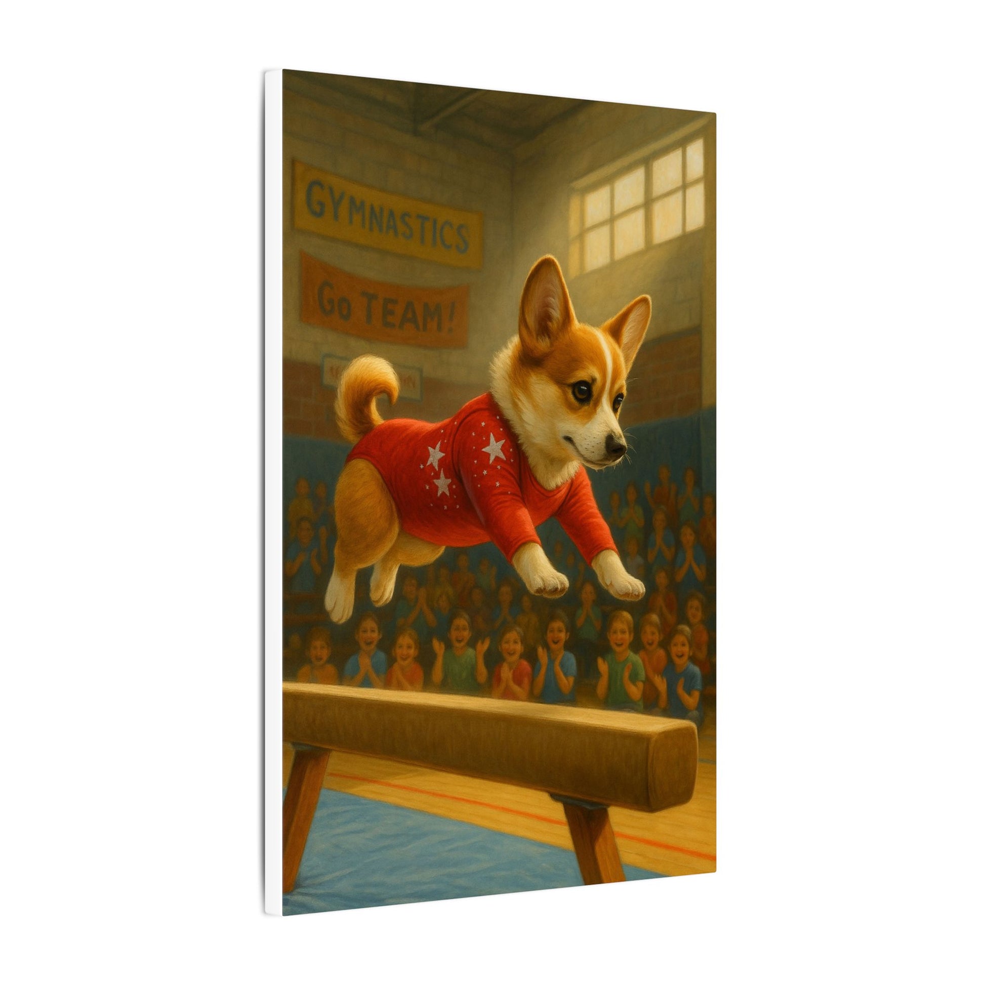 Corgi Gymnastics-Fantasy Dog Portraits - Fantasy Dog Portraits