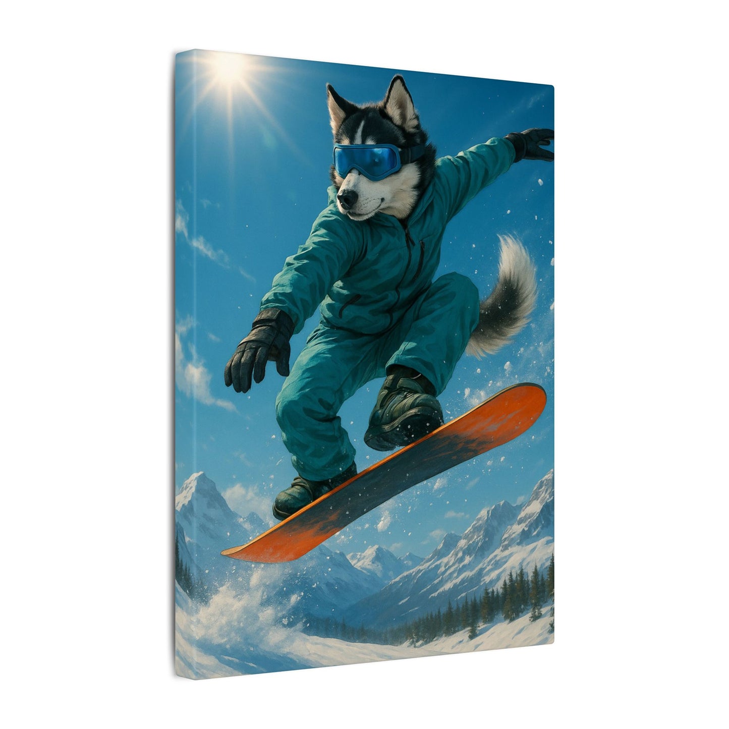 Husky Shred-Fantasy Dog Portraits - Fantasy Dog Portraits
