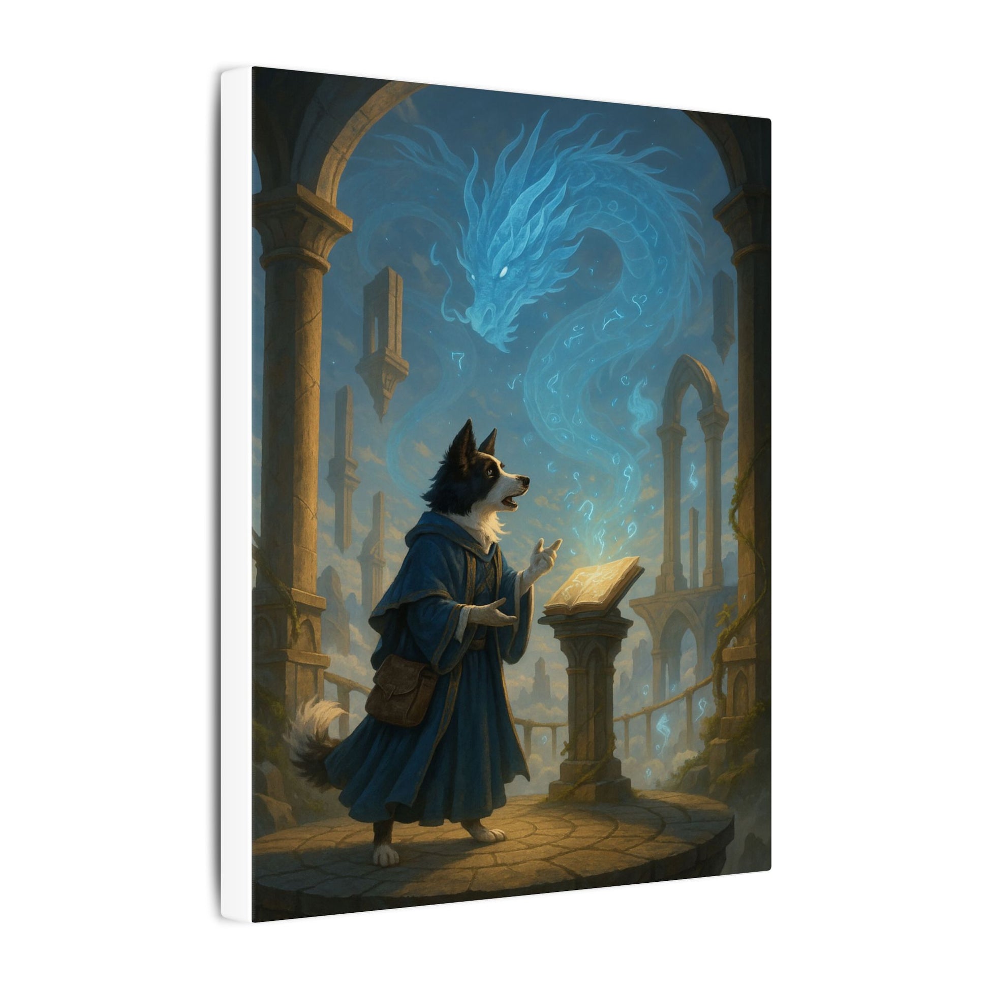 Mystic Canine Conjurer-Fantasy Dog Portraits - Fantasy Dog Portraits