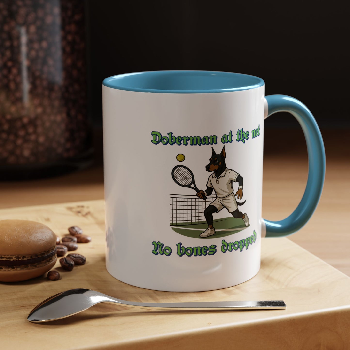 Doberman at the Net-Fantasy Dog Portraits