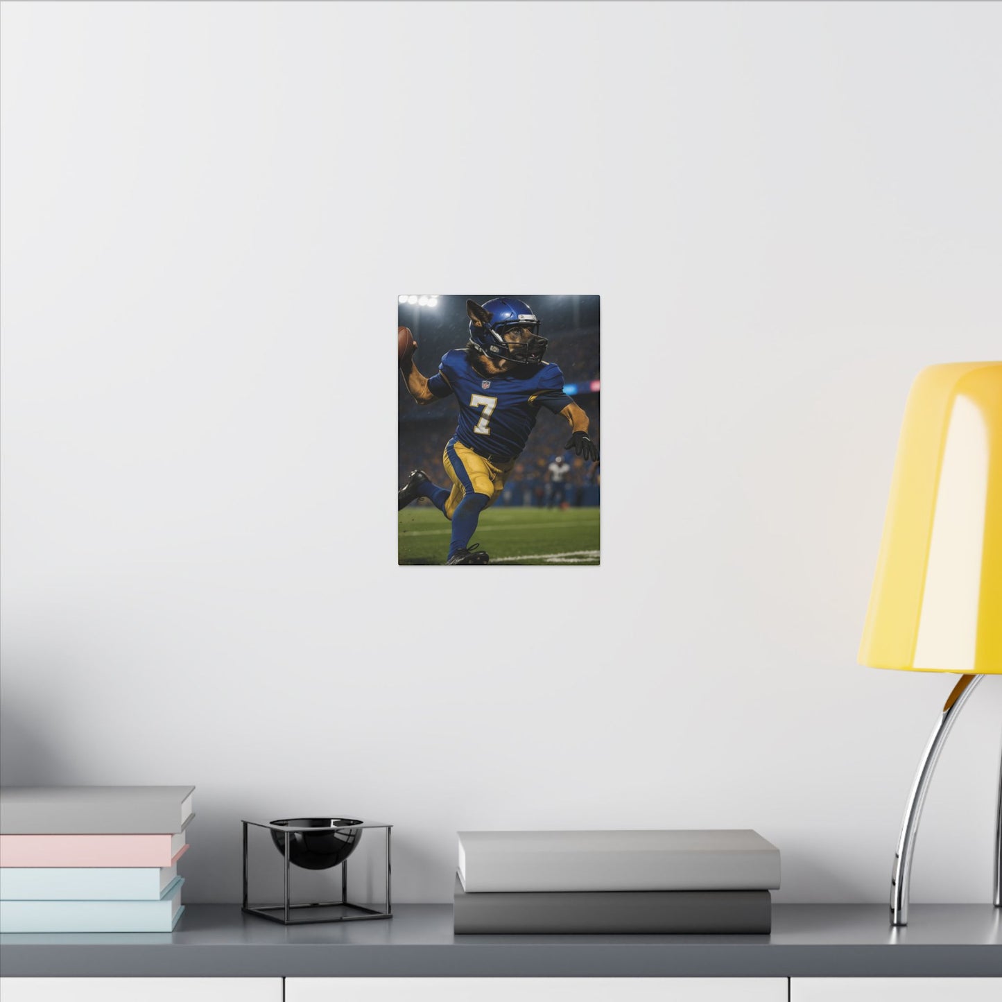Quarterback Bark-Fantasy Dog Portraits - Fantasy Dog Portraits