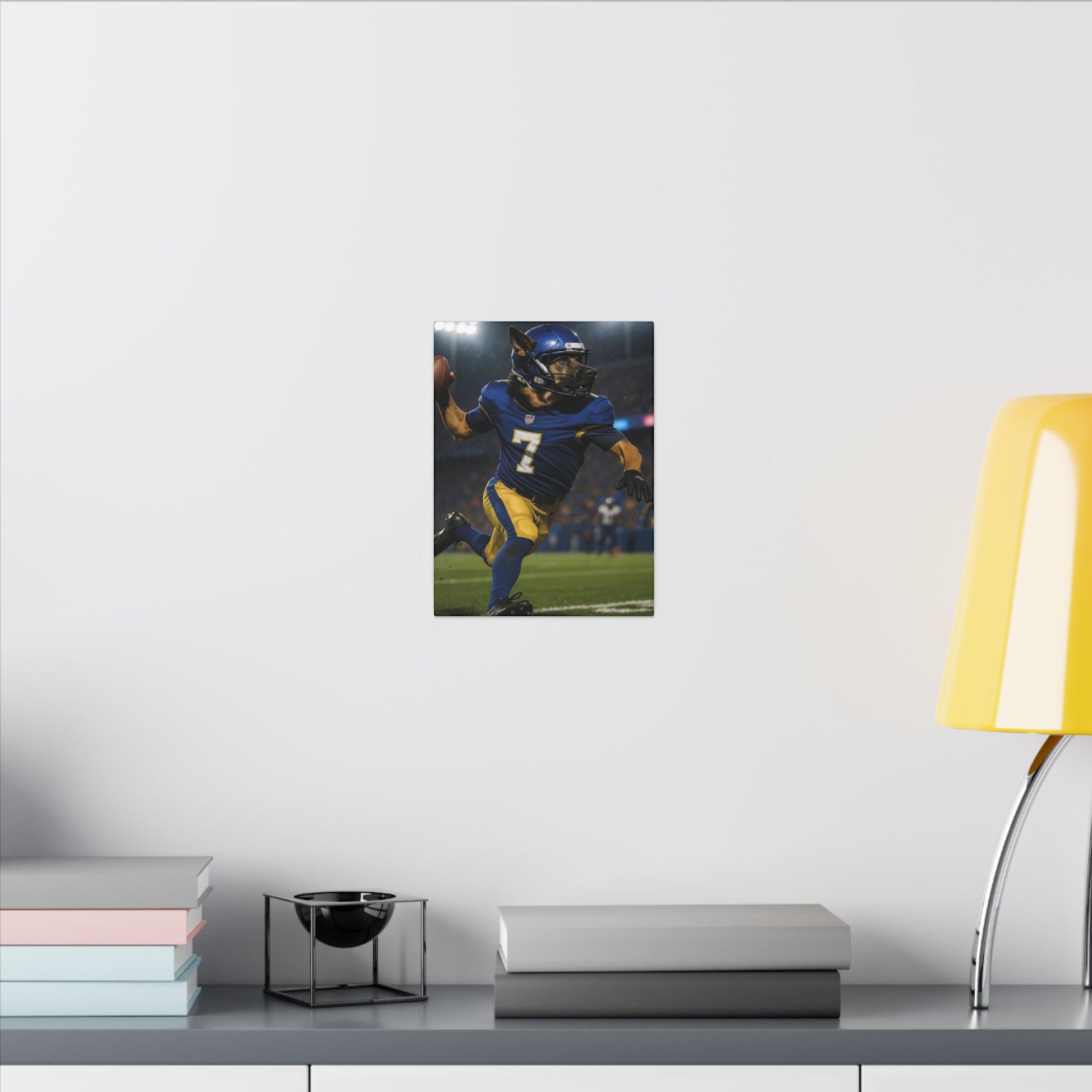 Quarterback Bark-Fantasy Dog Portraits - Fantasy Dog Portraits