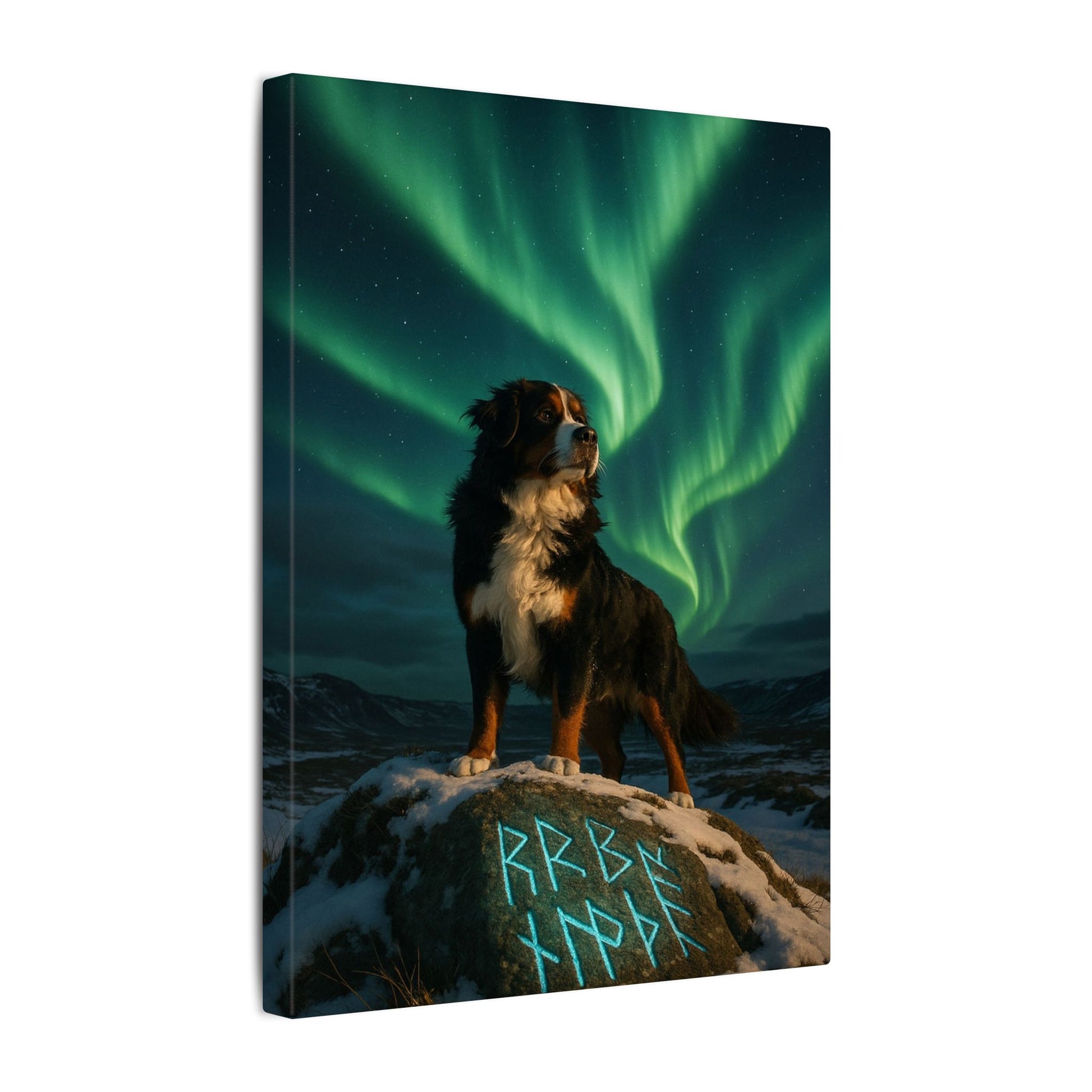 Aurora's Guardian-Fantasy Dog Portraits - Fantasy Dog Portraits