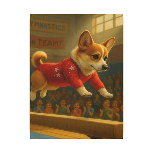 Corgi Gymnastics-Fantasy Dog Portraits - Fantasy Dog Portraits