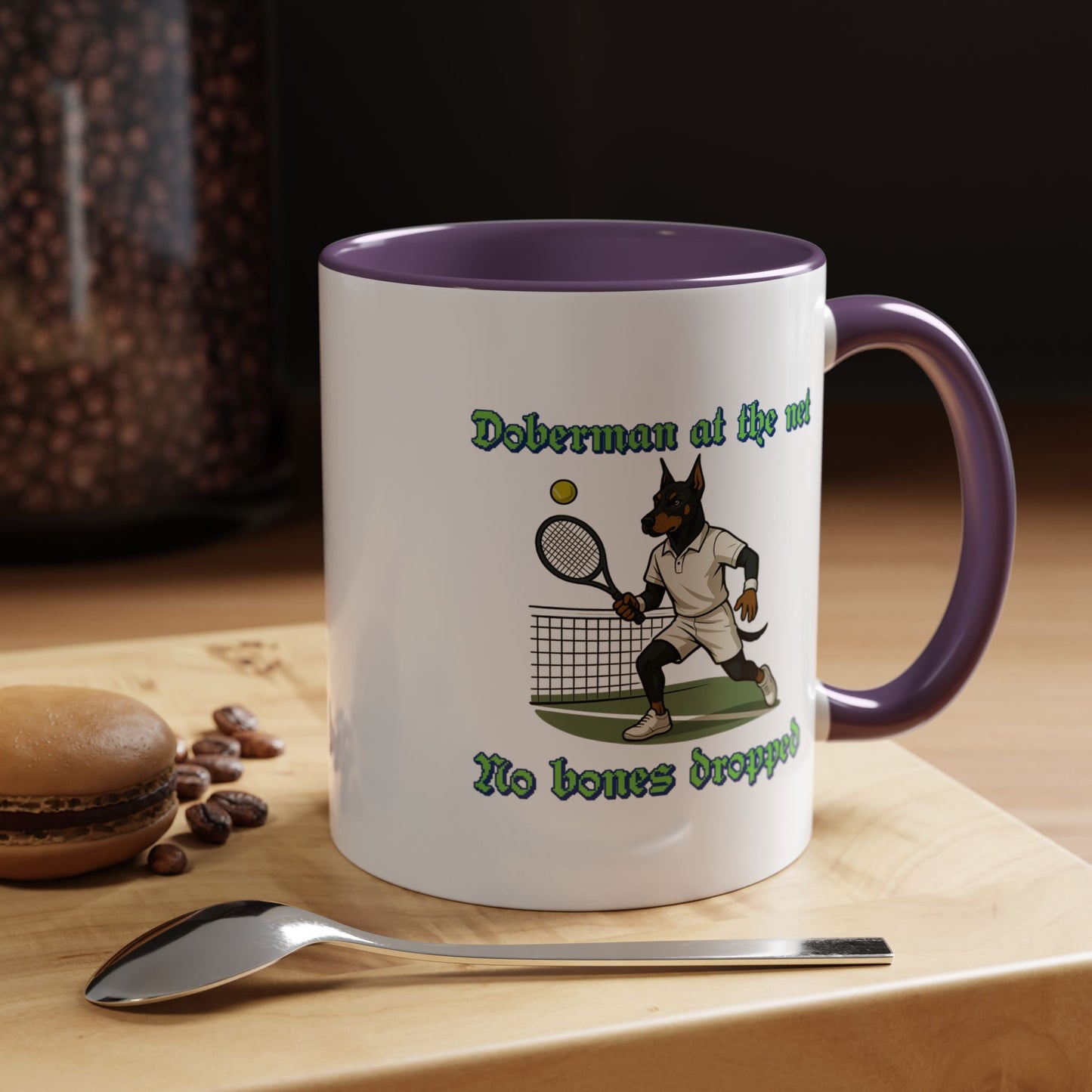 Doberman at the Net-Fantasy Dog Portraits