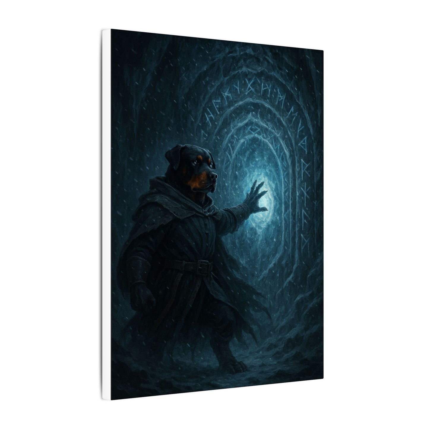 Threshold of Frost-Fantasy Dog Portraits - Fantasy Dog Portraits