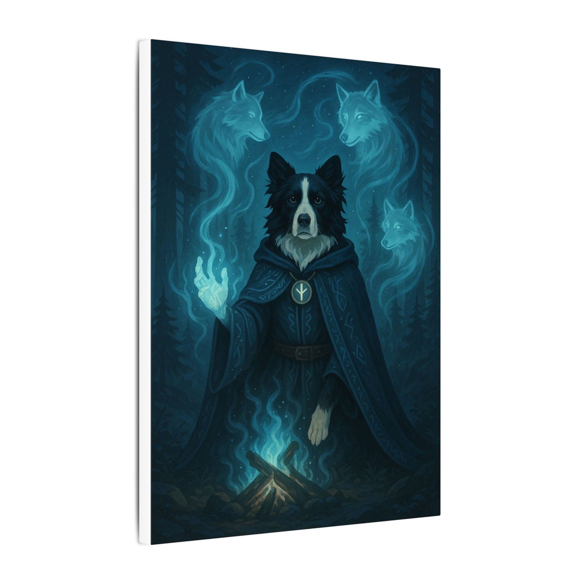 Mystical Canine Guardian-Fantasy Dog Portraits - Fantasy Dog Portraits