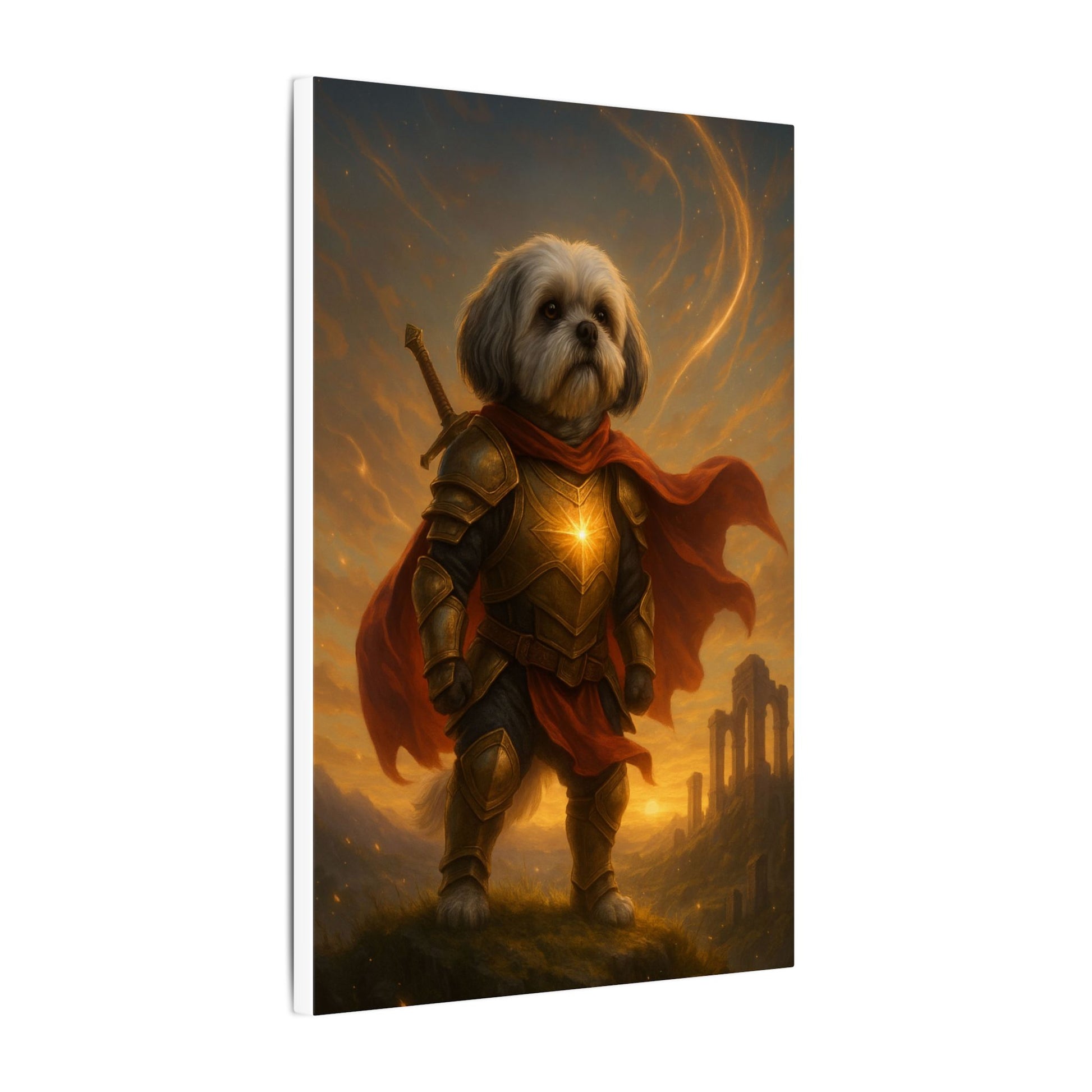 Shih Tzu Sentinel-Fantasy Dog Portraits - Fantasy Dog Portraits