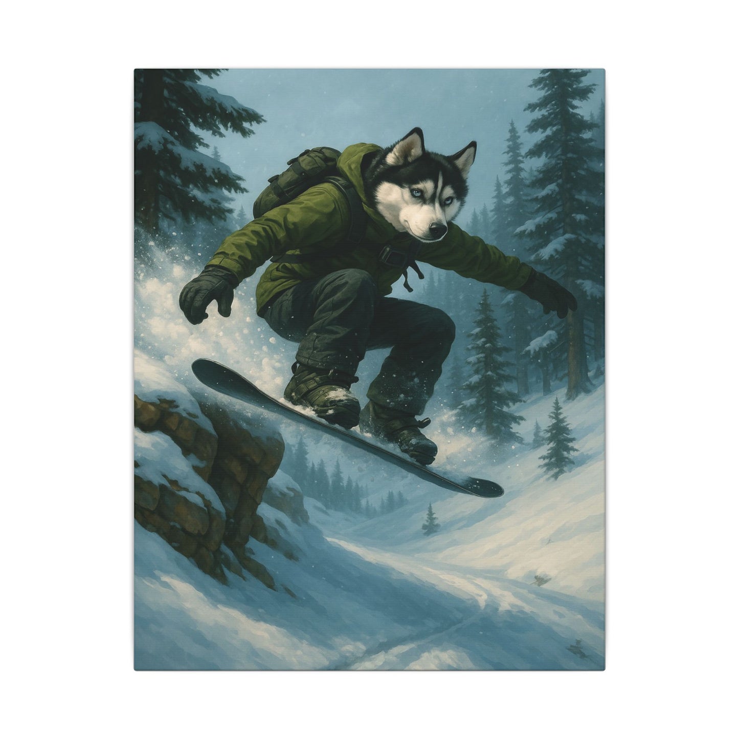 Snowbound Adventure-Fantasy Dog Portraits - Fantasy Dog Portraits