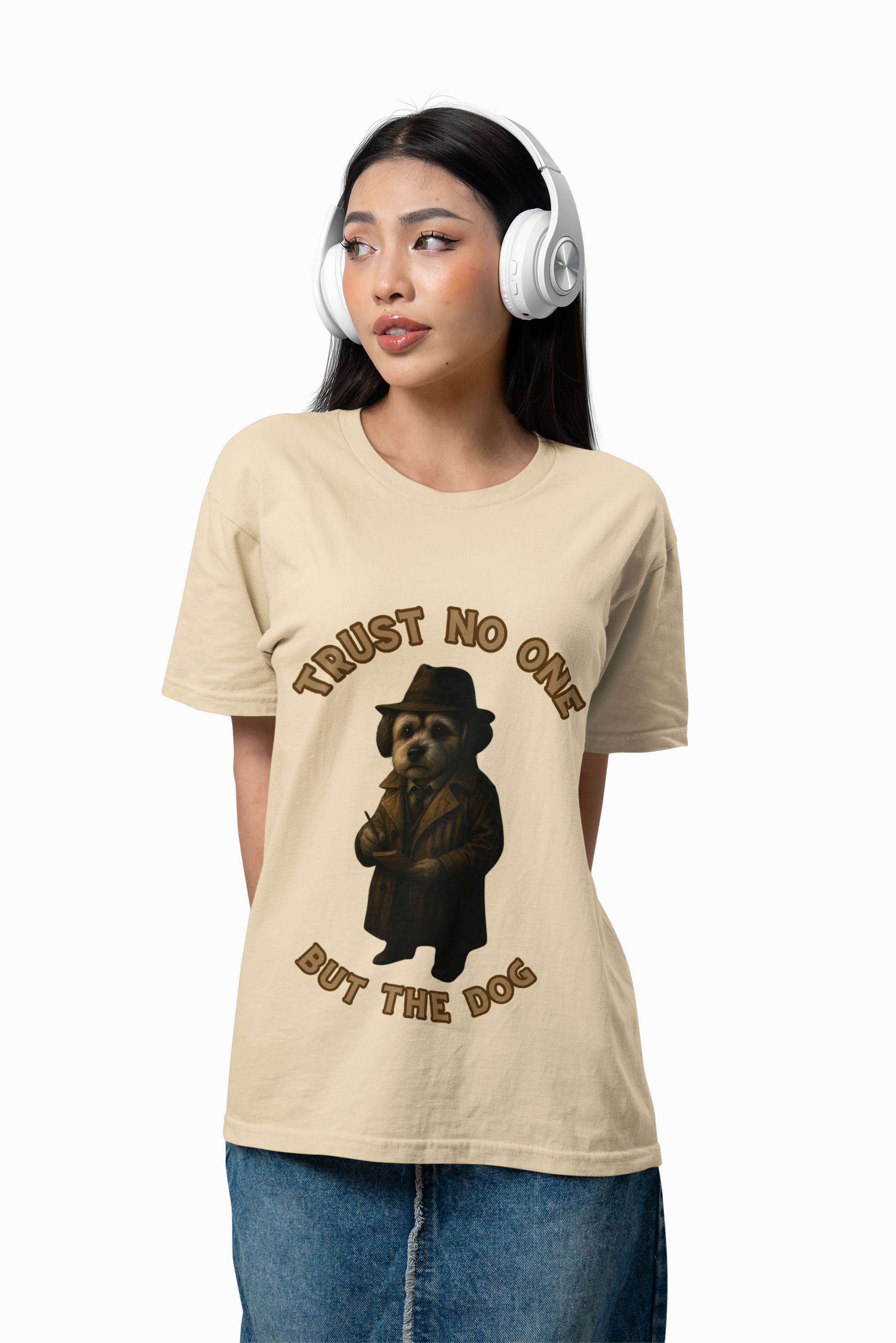 Detective Dog Tee - Fantasy Dog Portraits