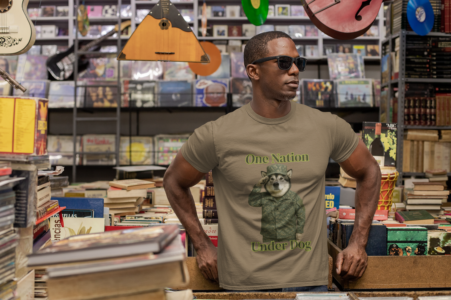 Dog Army Tee - Fantasy Dog Portraits