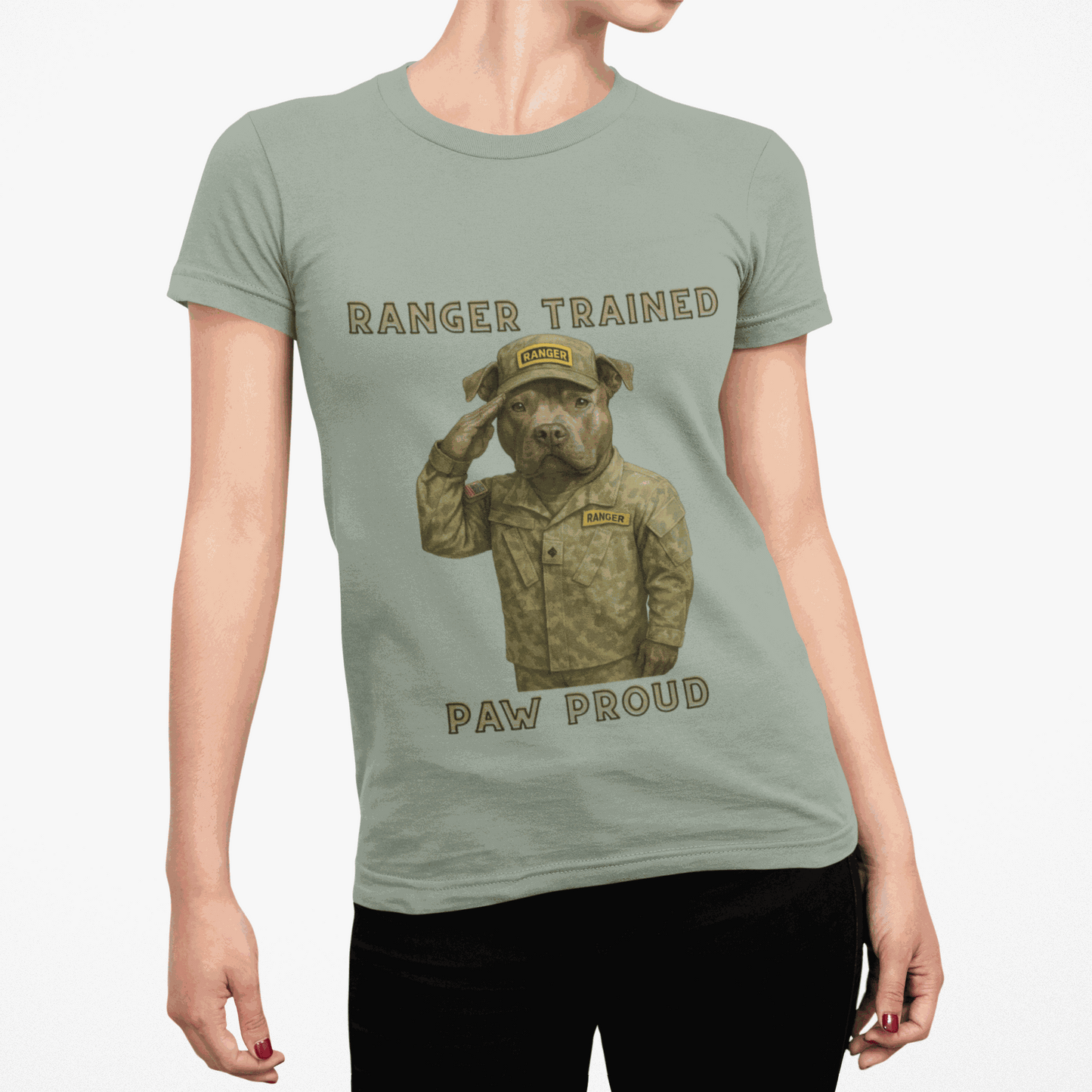 Ranger Trained Dog Lover Tee, Funny Pet Shirt, Paw Proud Gift, Animal Lover Tee, Dog Training Shirt - Fantasy Dog Portraits