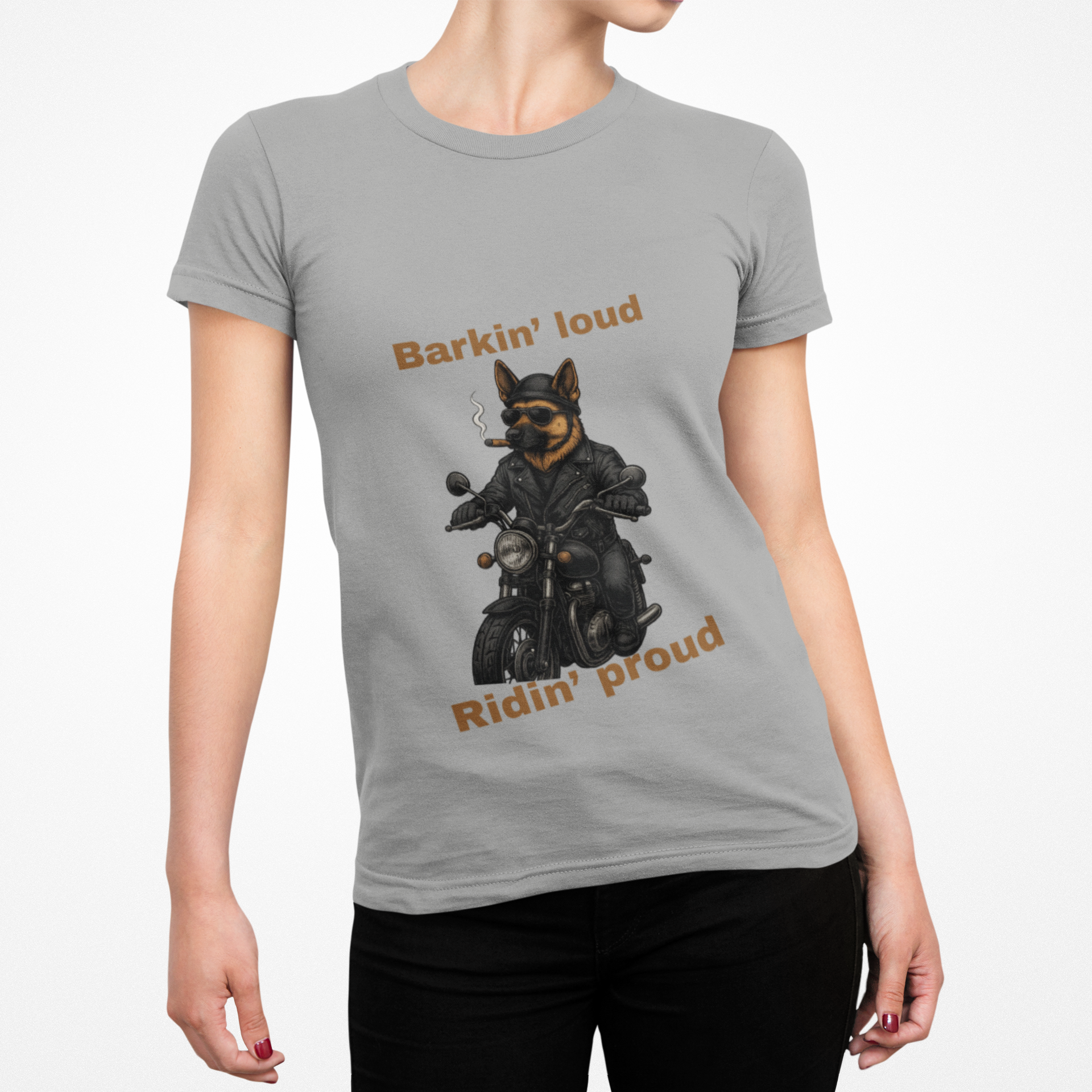 Barkin' Loud Unisex Cotton Crew Tee | Fun Pet Lover Shirt, Gift for Dog Owners, Casual Everyday Wear, Anniversary, Birthday, [...] - Fantasy Dog Portraits
