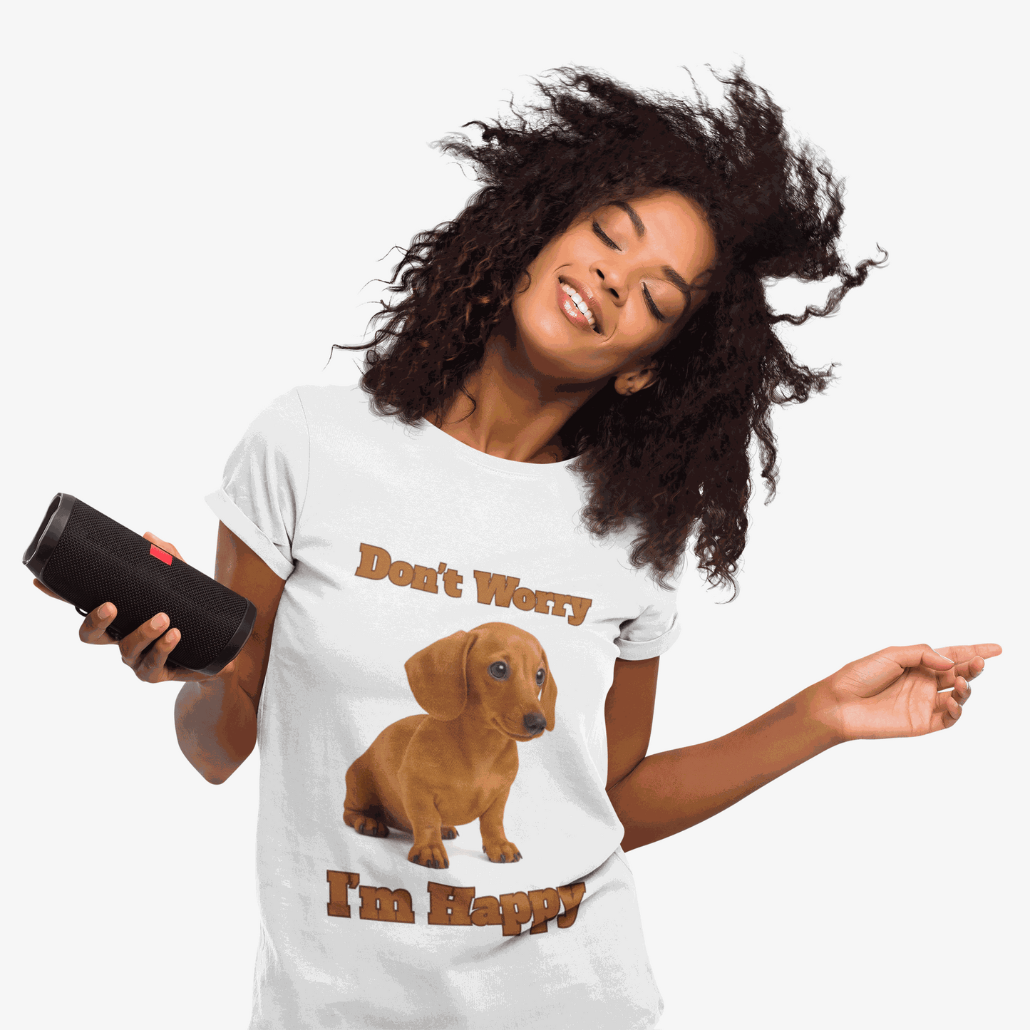 Dog Lover's Happy T-Shirt | Unisex Garment-Dyed Tee for Pet Enthusiasts, Funny Dog Shirt, Gift for Dog Owners, Casual Wear - Fantasy Dog Portraits
