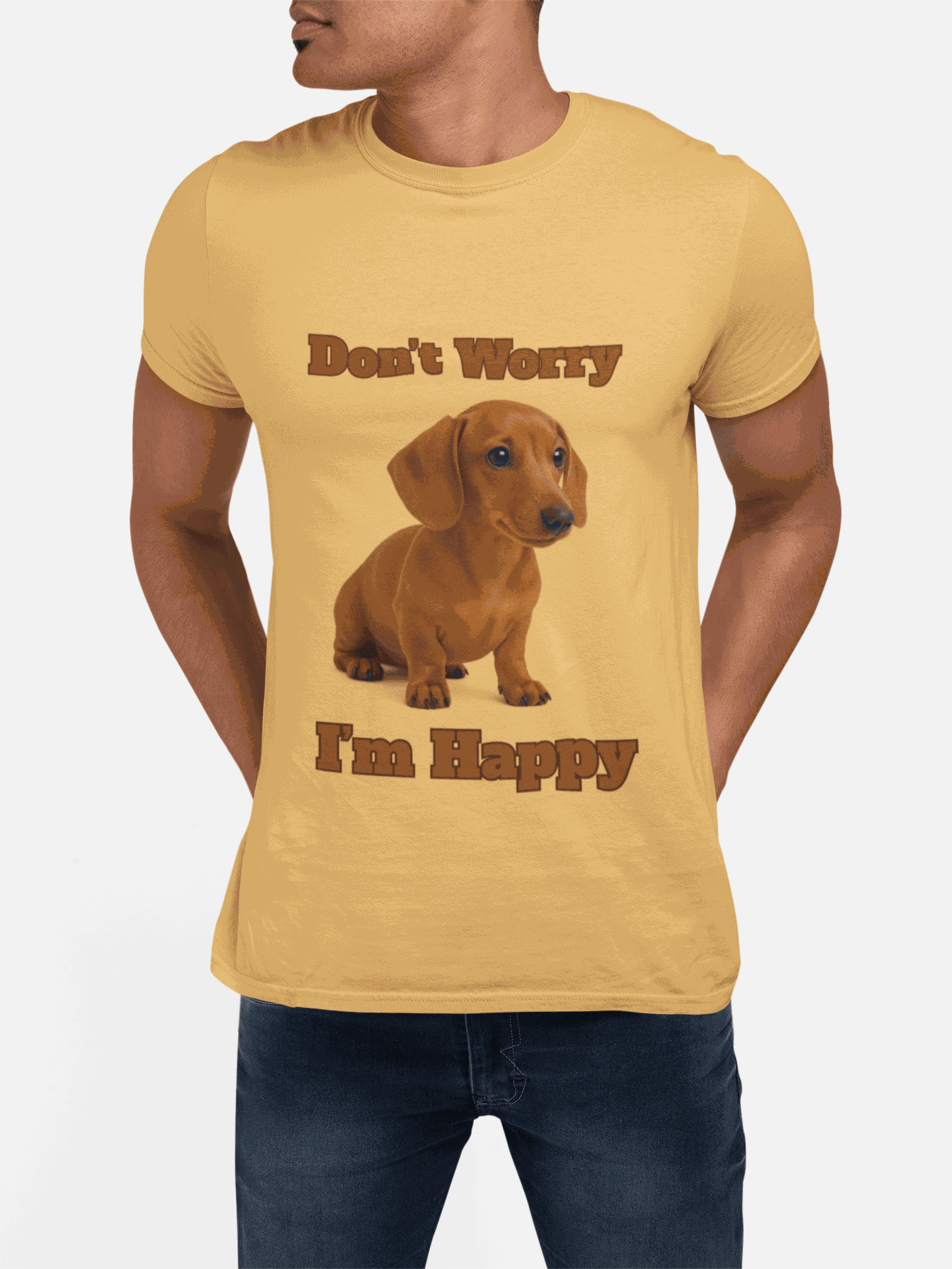 Dog Lover's Happy T-Shirt | Unisex Garment-Dyed Tee for Pet Enthusiasts, Funny Dog Shirt, Gift for Dog Owners, Casual Wear - Fantasy Dog Portraits