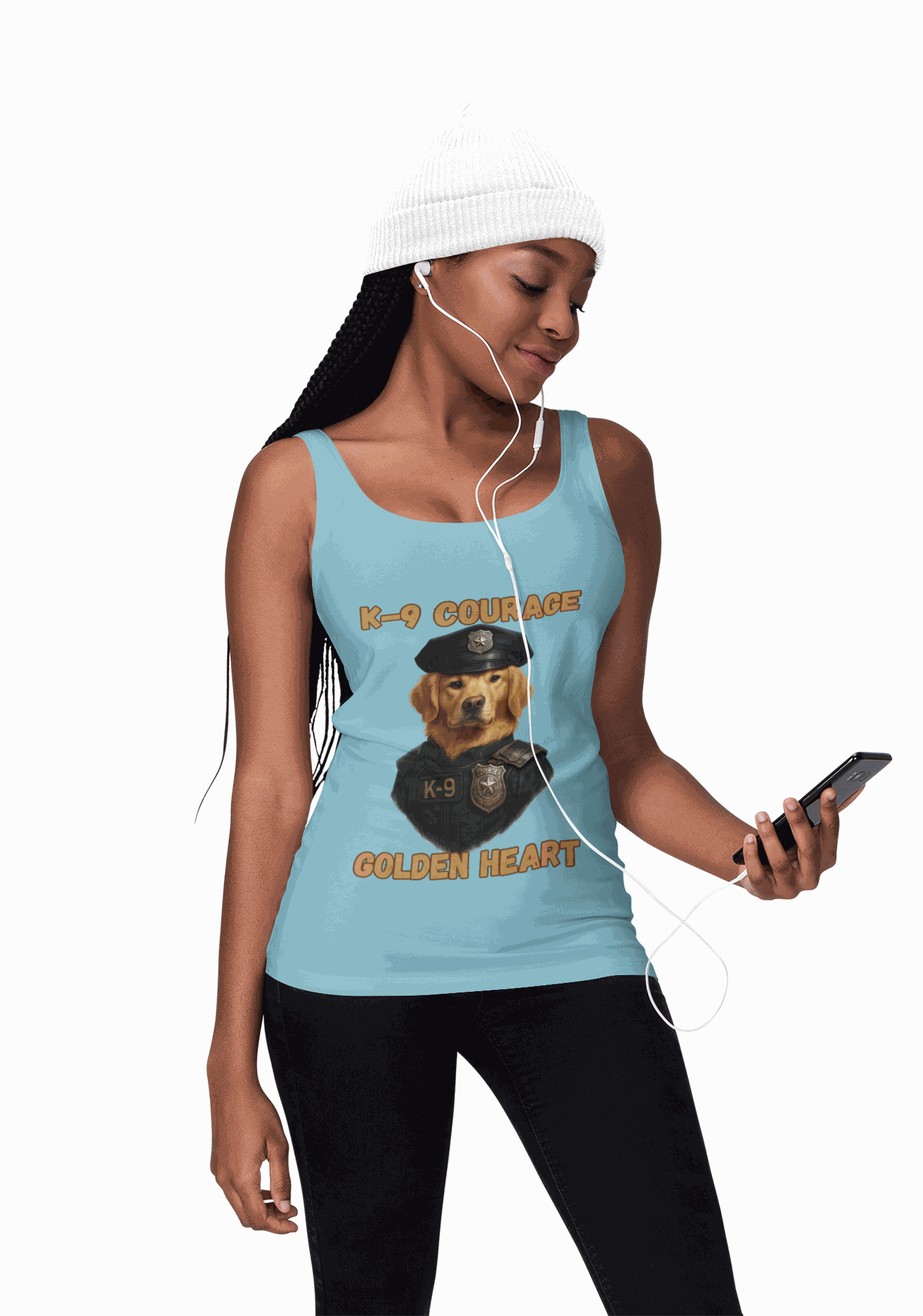 K-9 Courage Unisex Jersey Tank Top, Pet Lover Gift, Dog Theme Apparel, Dog Lover Shirt, Summer Fashion, Animal Rescue Support - Fantasy Dog Portraits