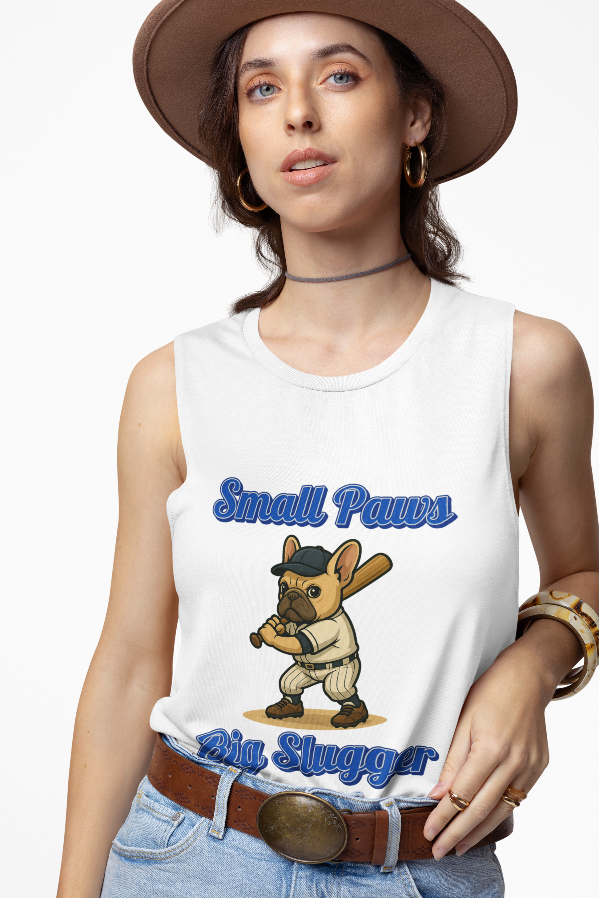 Unisex Graphic Tank Top - Small Paws Big Snuggler, Dog Lover Gift, Summer Wear, Casual Outfit, Pet Lover Apparel - Fantasy Dog Portraits